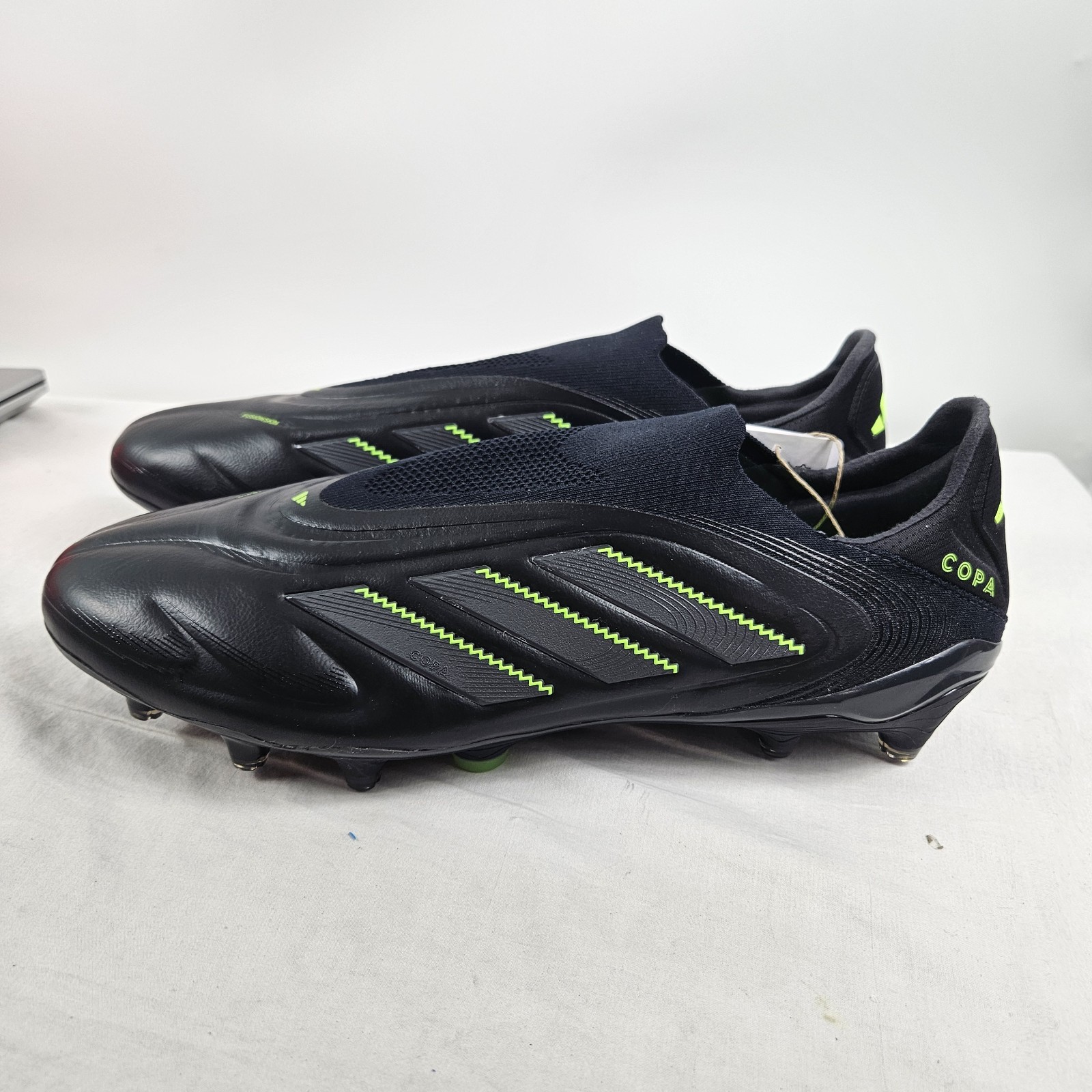 ADIDAS COPA PURE 3 ELITE FIRM GROUND CLEATS MEN'S Size 12 JH6304 BLACK/GREEN