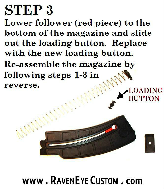 Armorer's Pack - S&W MP 15-22 Loading tool and 8 GREEN loading assist buttons