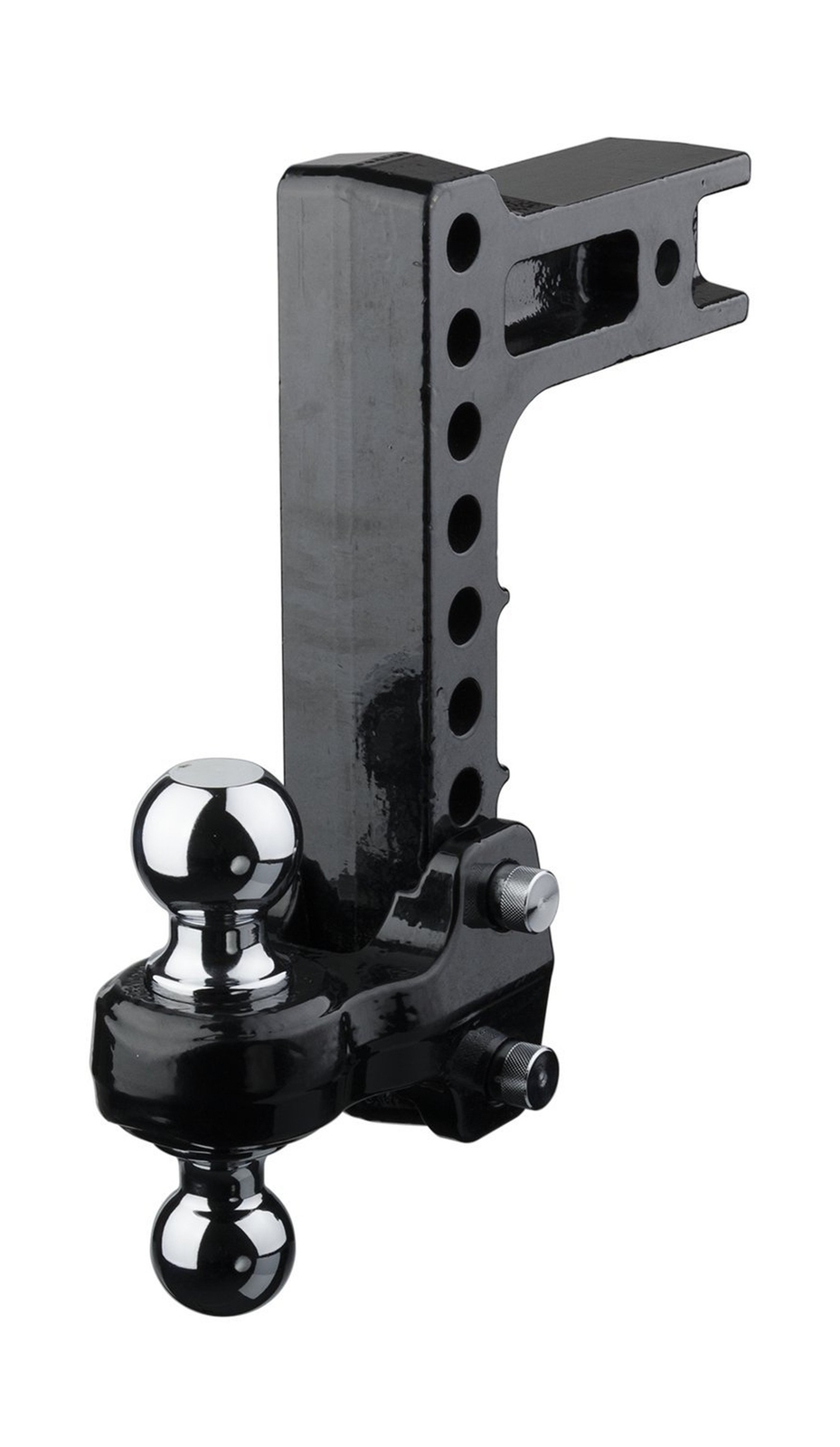 Fastway Flash Solid Steel 49-00-5625 Adjustable Steel Ball Mount w/ 6"Drop,Black