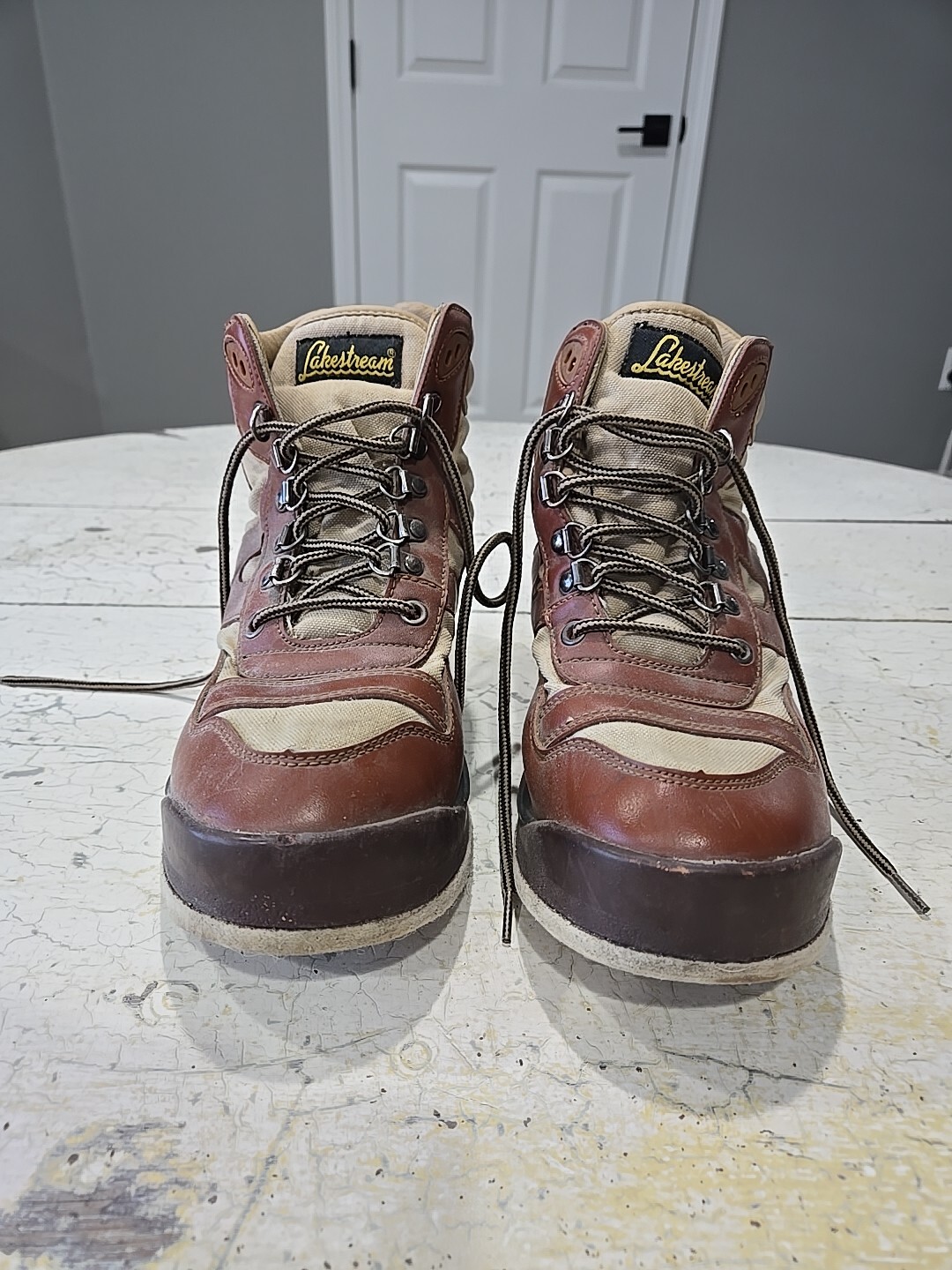 Hodgman Lakestream Wading-fishing Boots Mens Brown Size 8