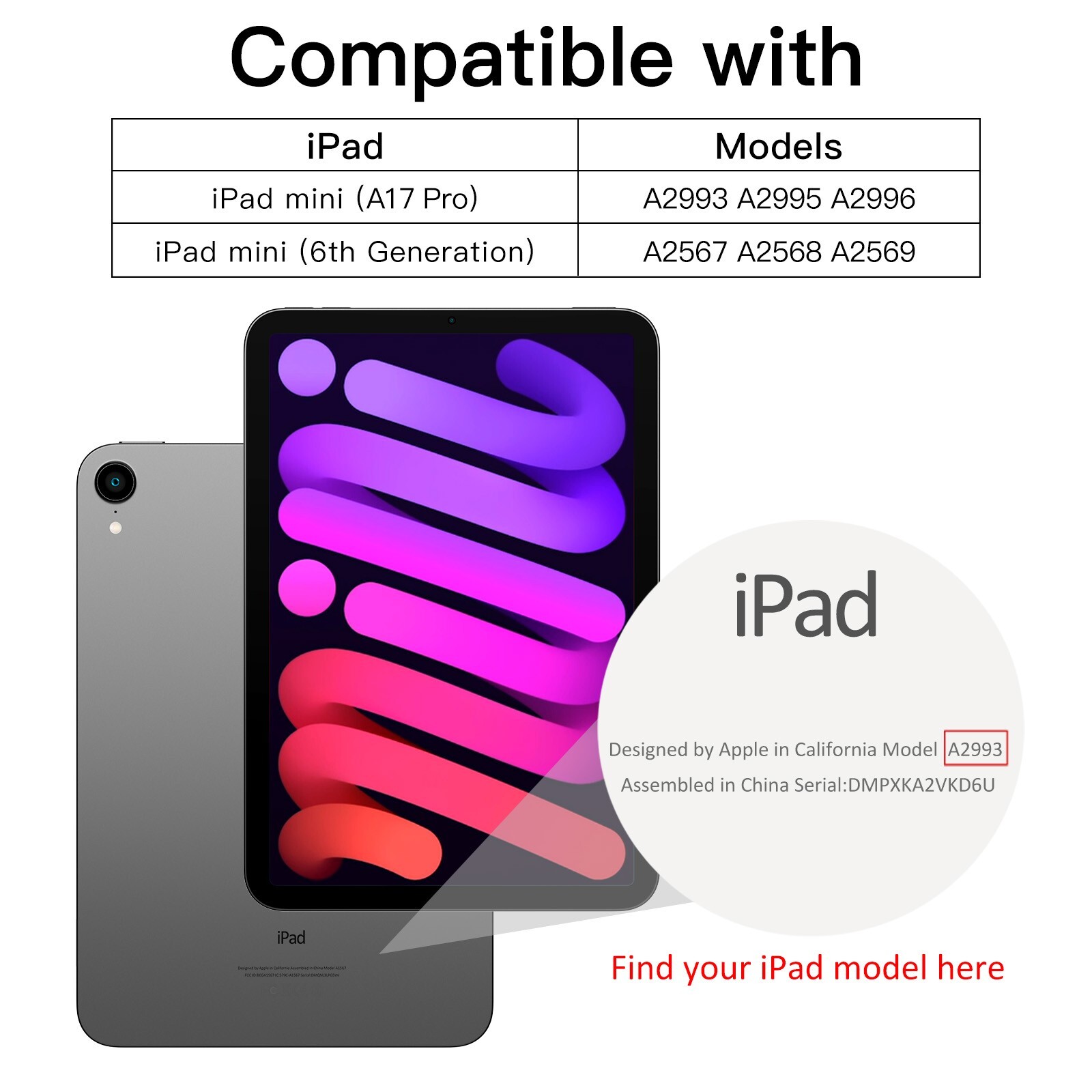 Paper Screen Protector for iPad mini (A17 Pro, 2024 Model) / mini 6 (2021 Model)
