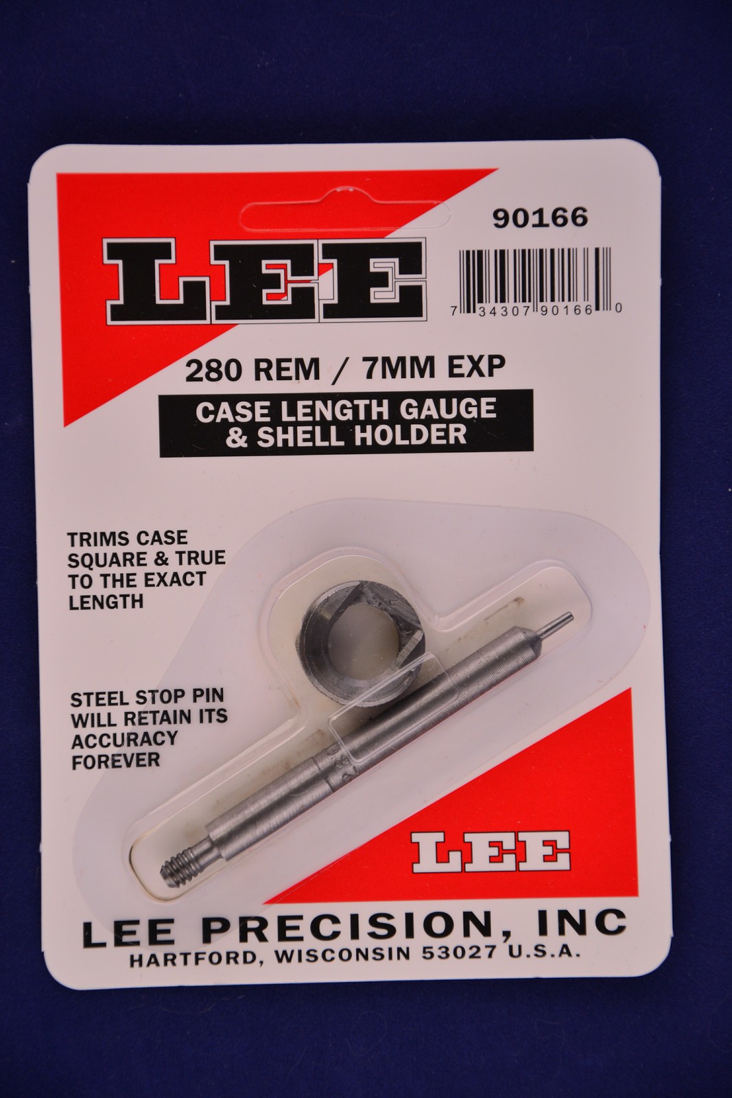 Lee 90166 Case Length Gauge & Shell Holder 280 Remington 7mm Express #90166