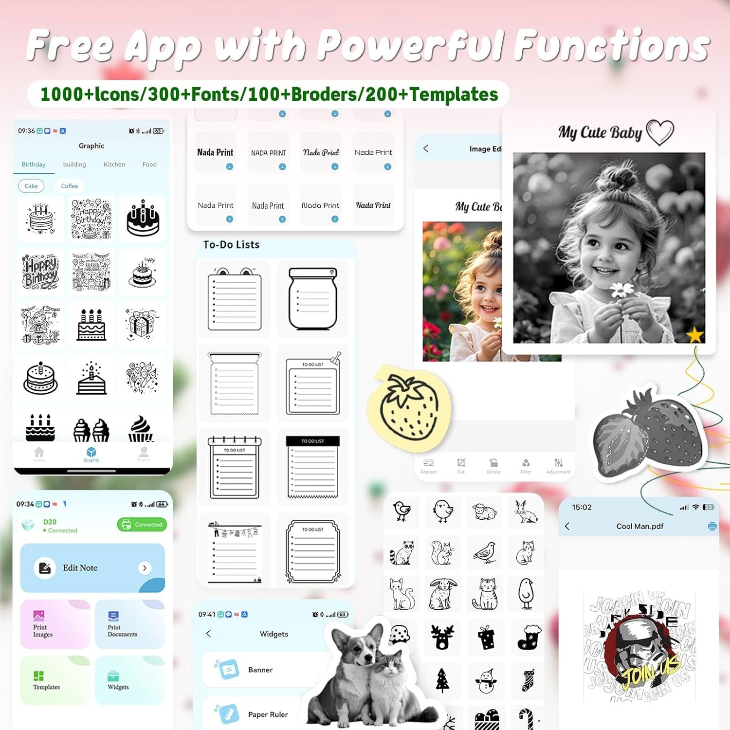 Versatile Mini Sticker Printer: Instant Labels & Stickers for Creative Projects