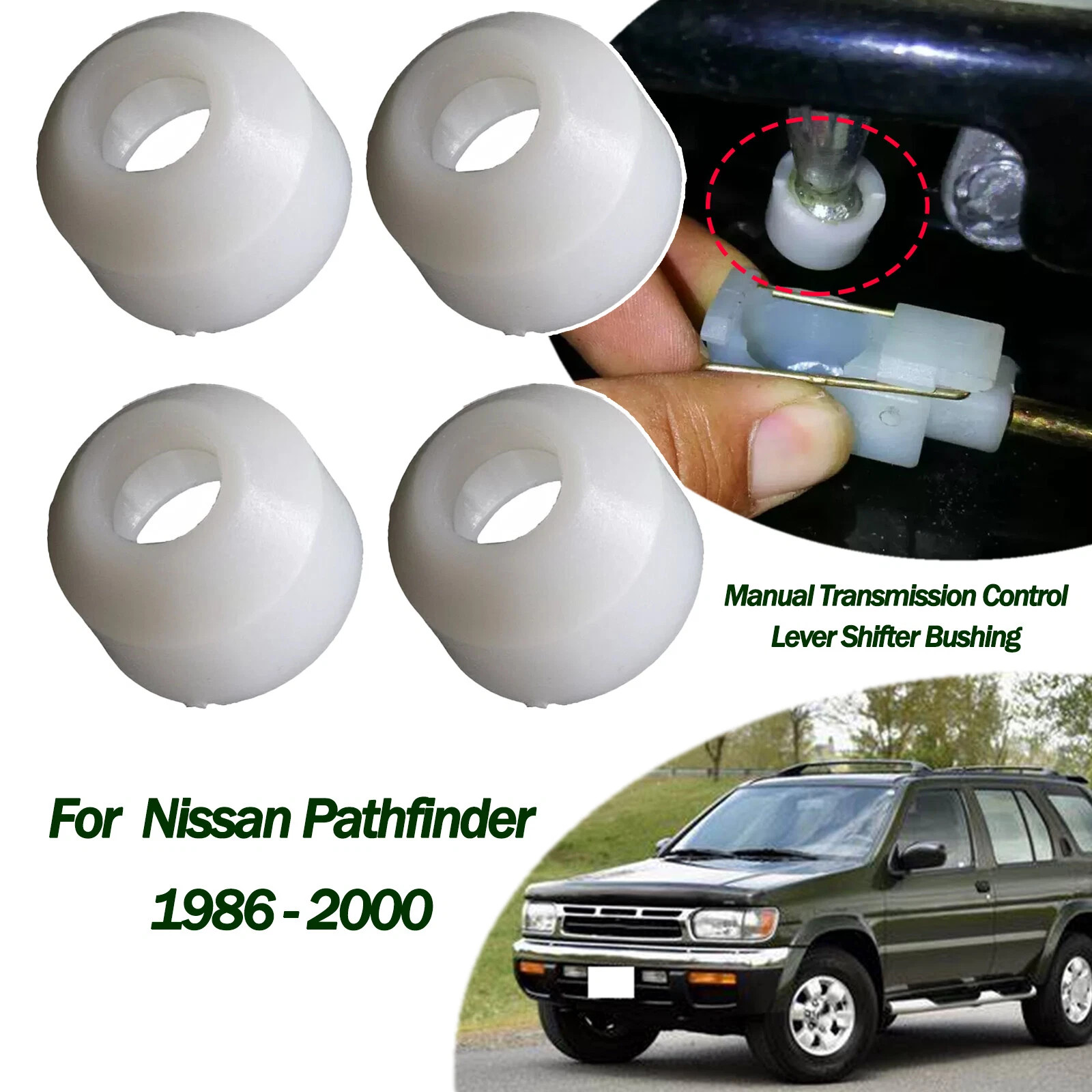4X Manual Transmission Control Lever Shifter Bushing For Nissan Pathfinder 86-00