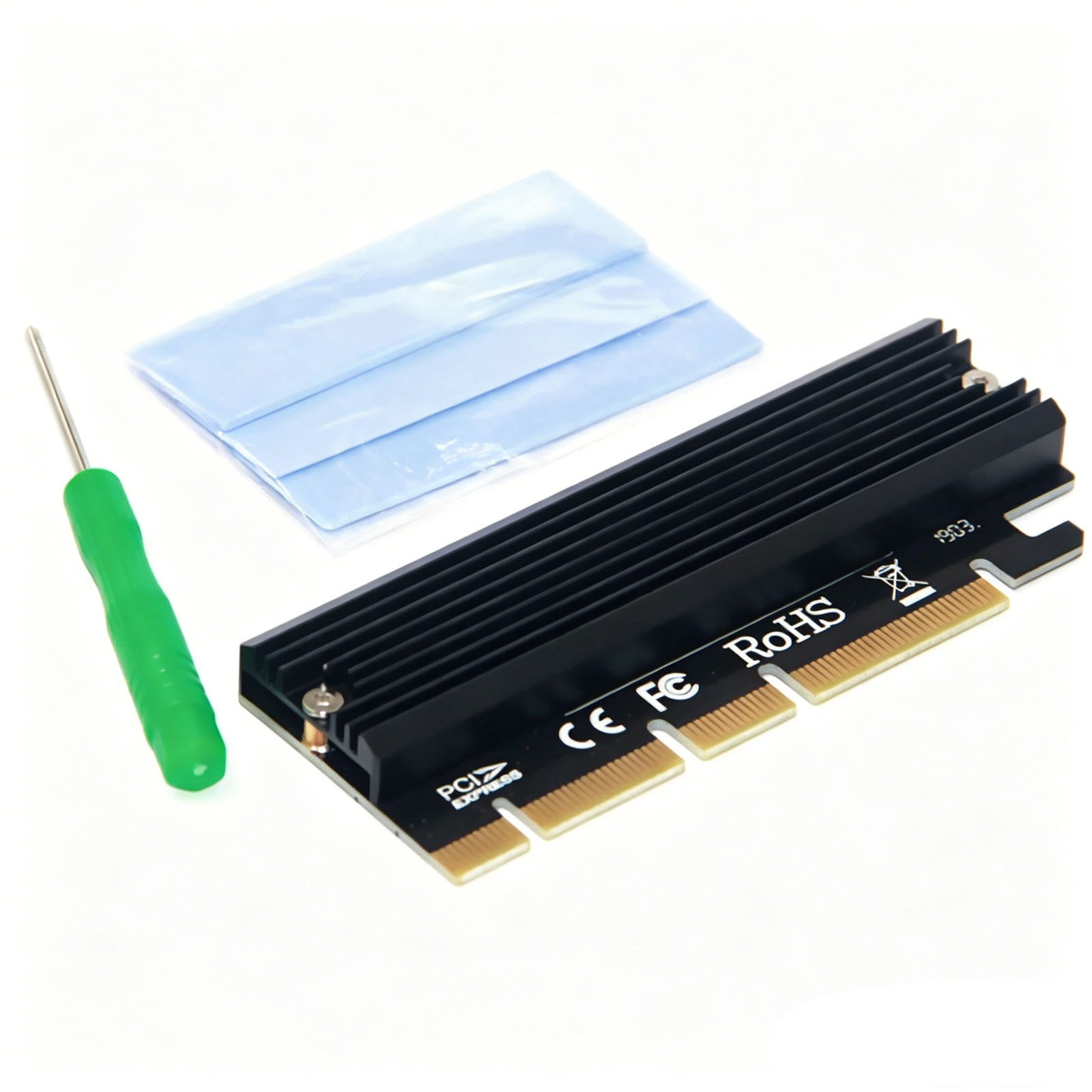 M.2 NVMe SSD NGFF TO PCIE 3.0 X4 X8 X16 Adapter M Key Interface Adapter Card E