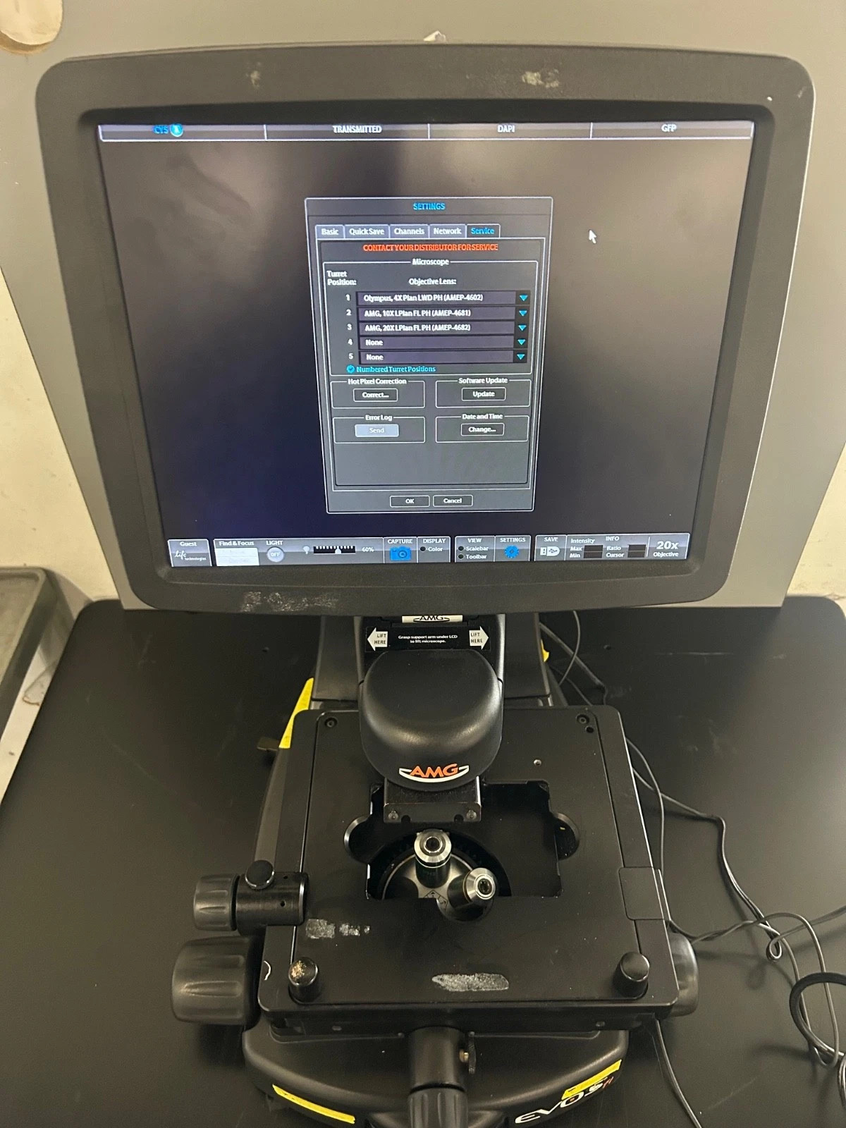 Thermo Life Technologies EVOS FL Florescence Microscope