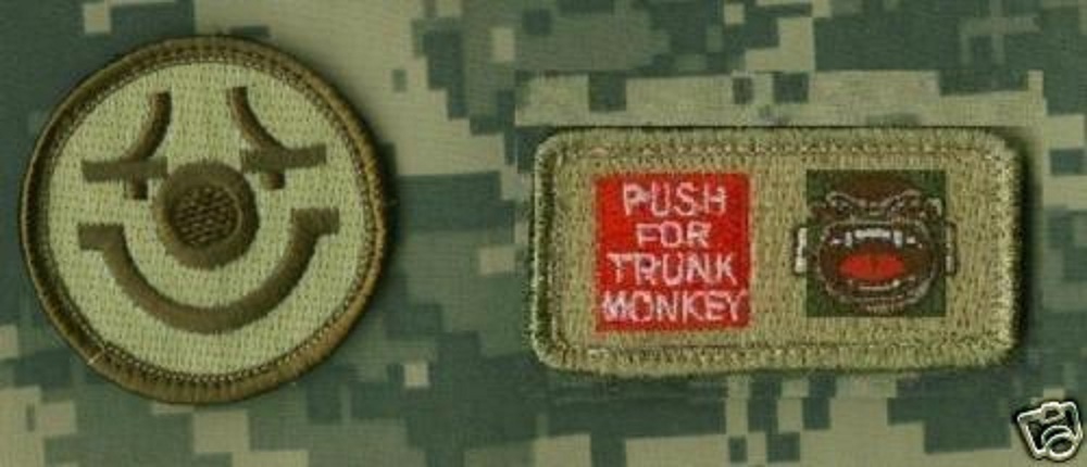 Syria-Iraq DAESH WHACKER GREEN BERET ADVISERS 2" 2-TAB: Marvel Comics Iron-man