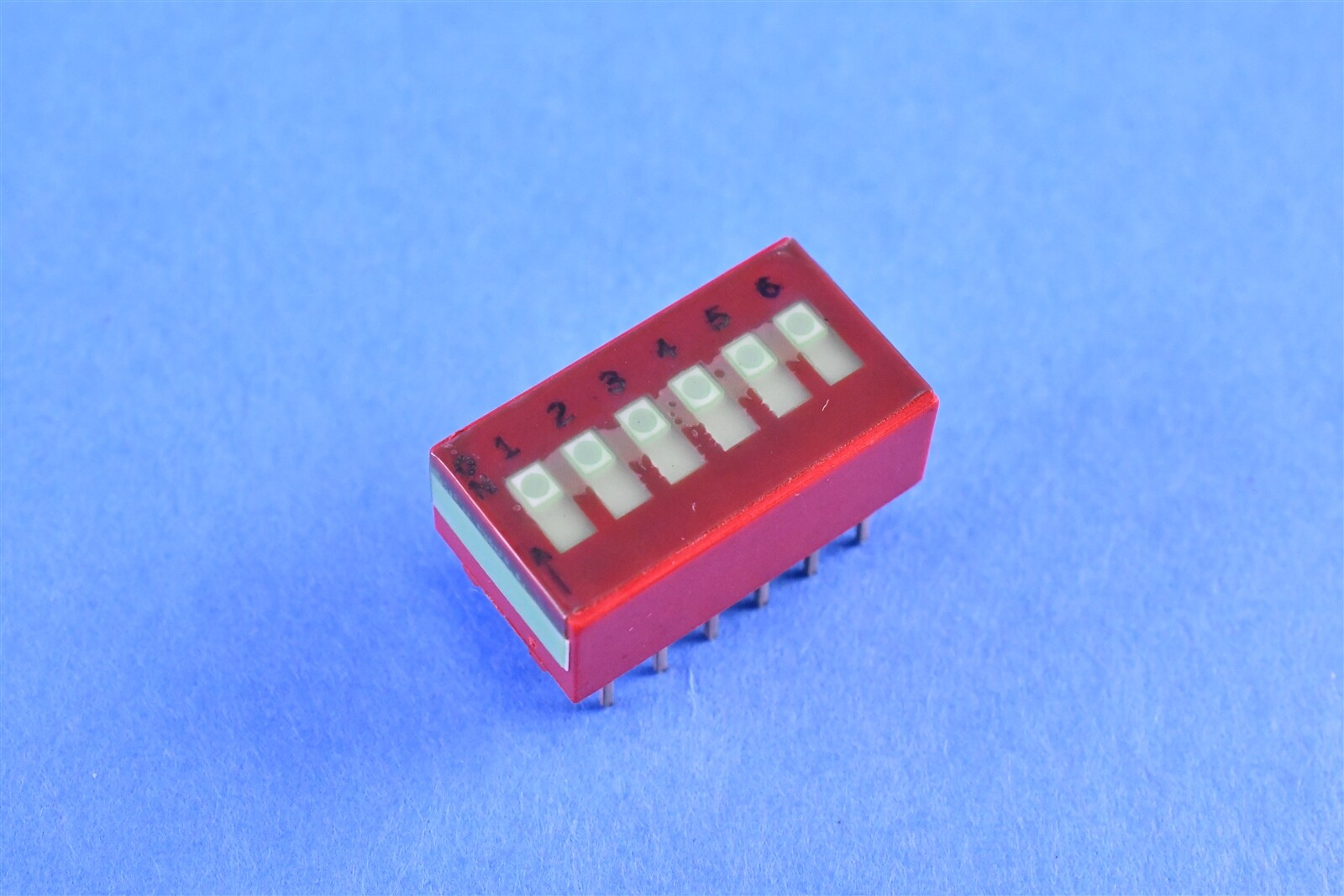 14 Grayhill 6 Position OFF ON SPST DIP Switch Recessed Slide 78RB06S