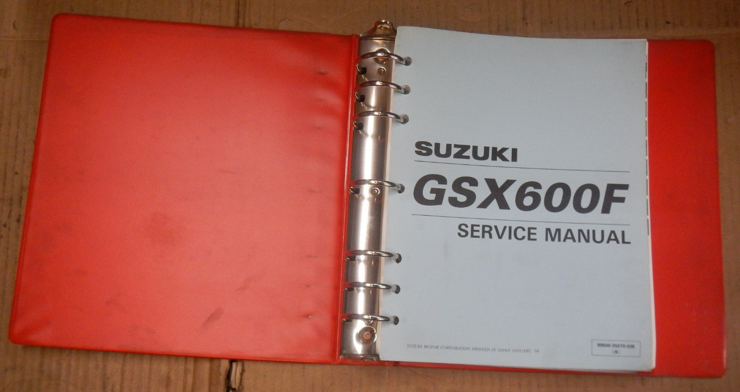 Service manual Suzuki GSX600F 1998 99500-35070-03E