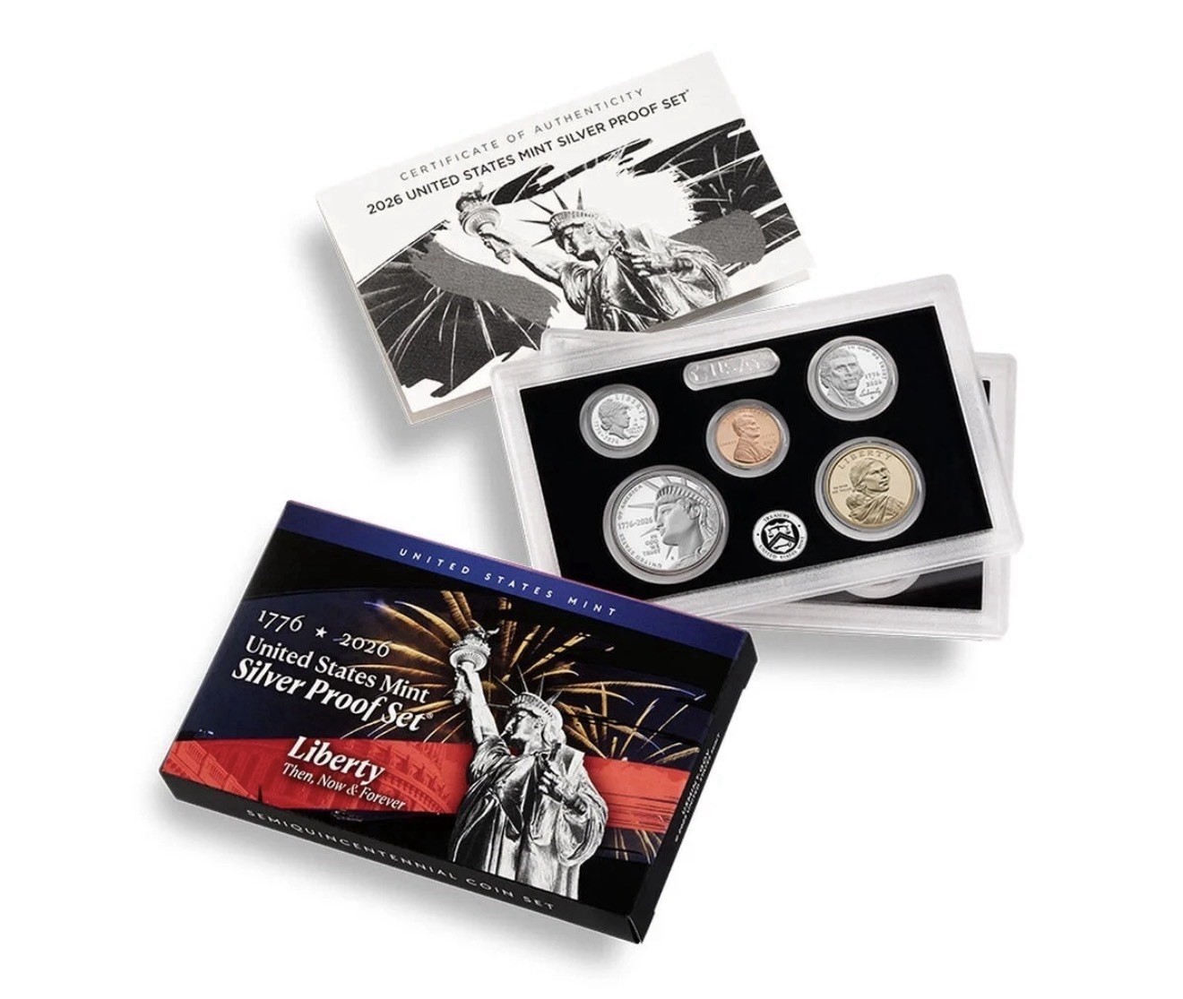 2026-S Silver Proof Set U.S. Mint 250th Anniversary 26RH
