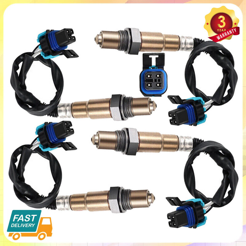 4X Oxygen Sensors For 2012-2017 Chevrolet Traverse Buick Enclave 3.6L Front+Rear