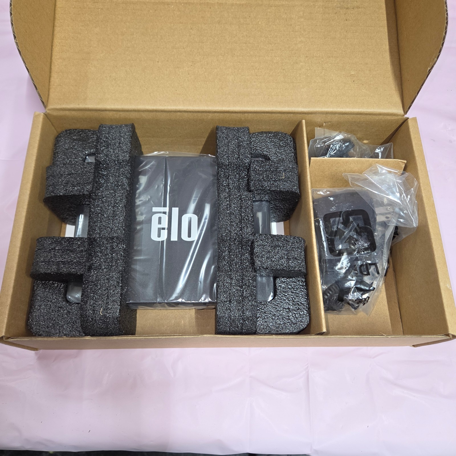 Elo EloView Engine E901355 Android Computer Box Kit w/ Power Adapter Tested