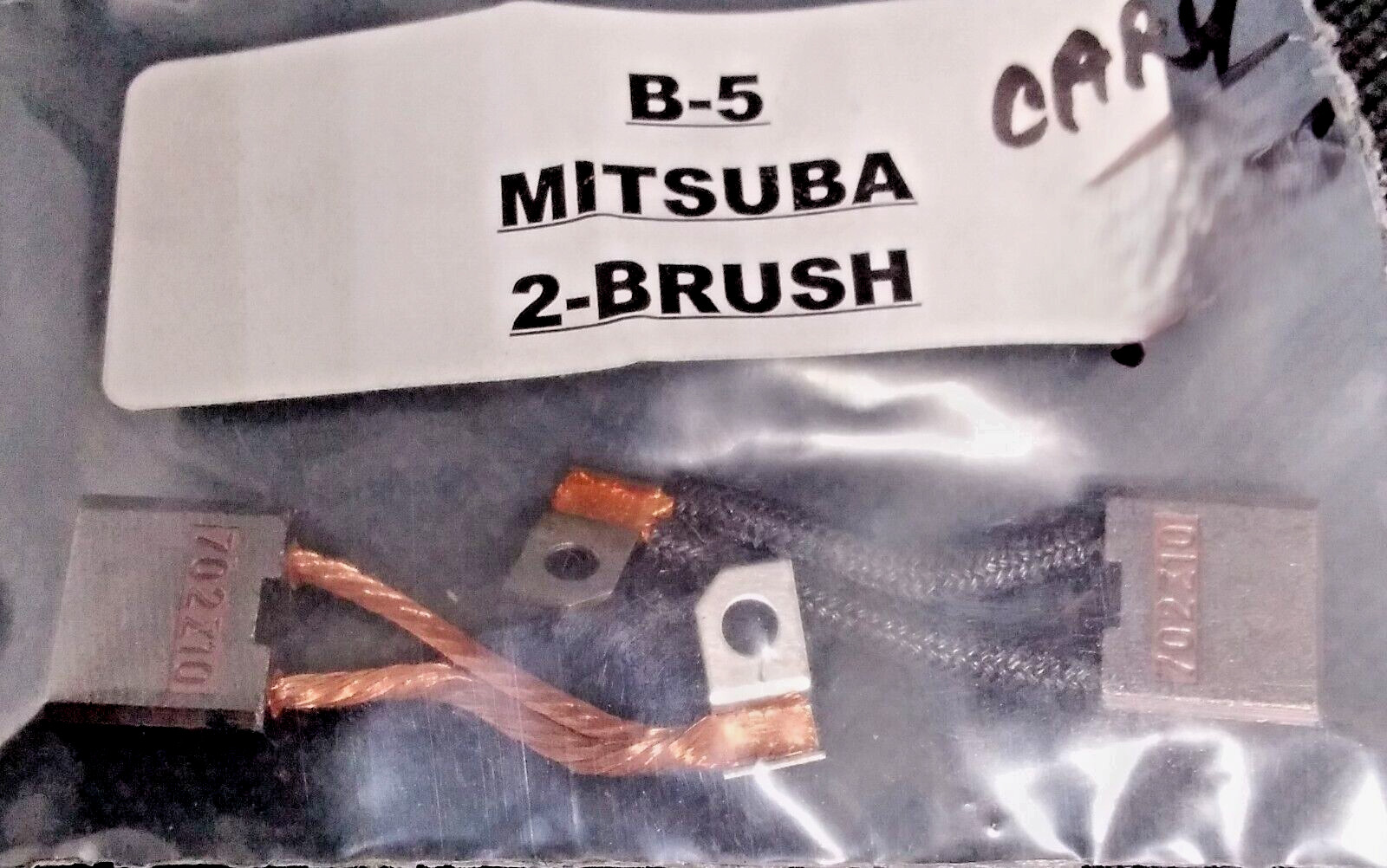 MT Starter 2-Brush Kit 141-54022 B-5 For Mitsuba Starters on ATV & Motorcycle Ap