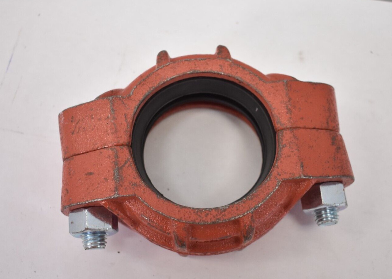 Victaulic Flexible Coupling Ductile Iron 2-1/2" Pipe Fitting Size Grooved