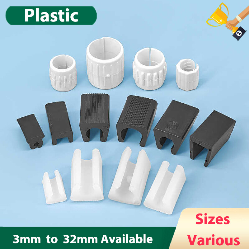 U Shape Plastic Chair Foot Caps Pads Tube Wrap Cushion Covers Furniture Office