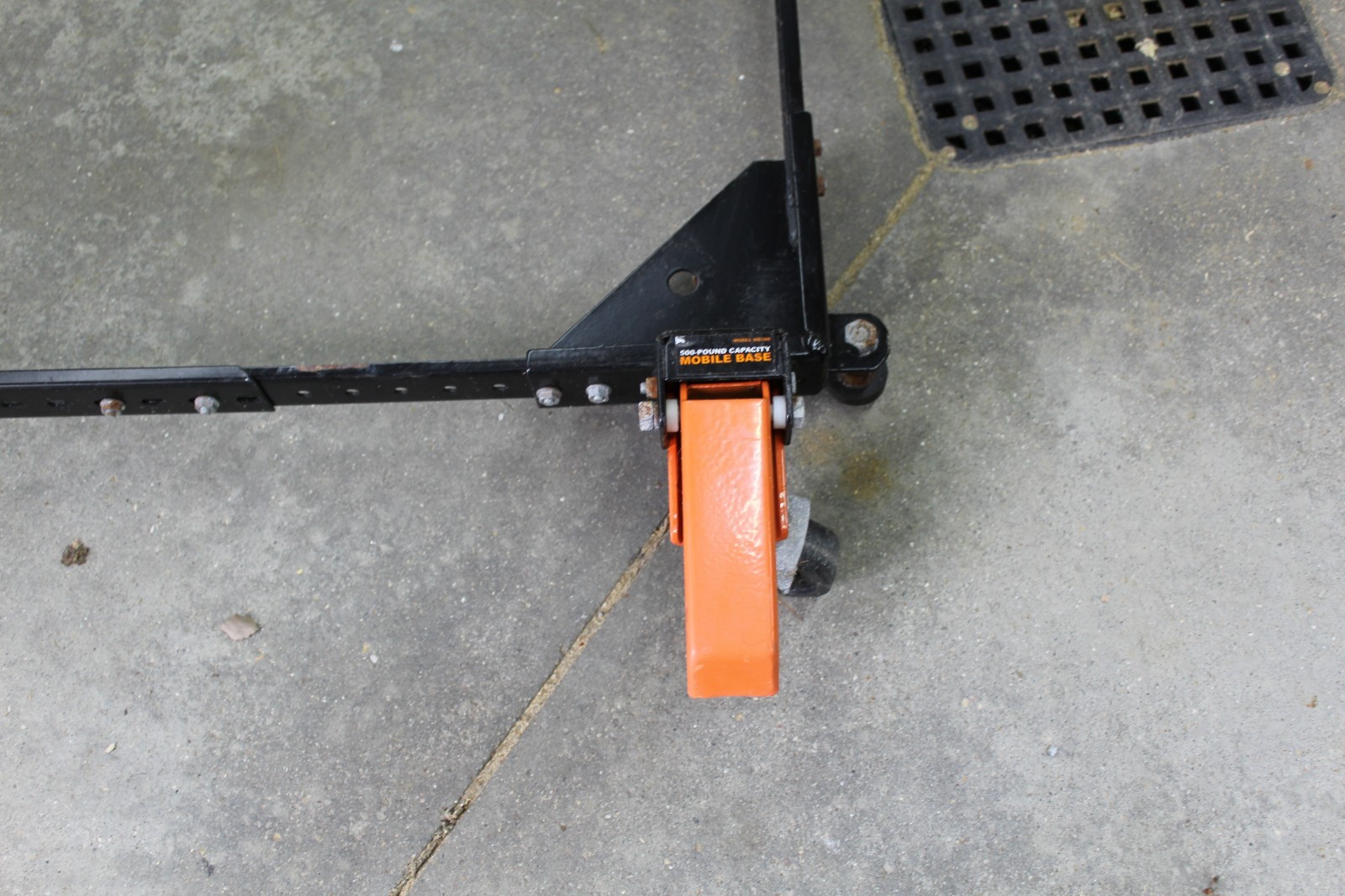 Wen ROLLING MOBILE LOCKING BASE STAND w/ WHEELS Adjustable Table Saw Accessory