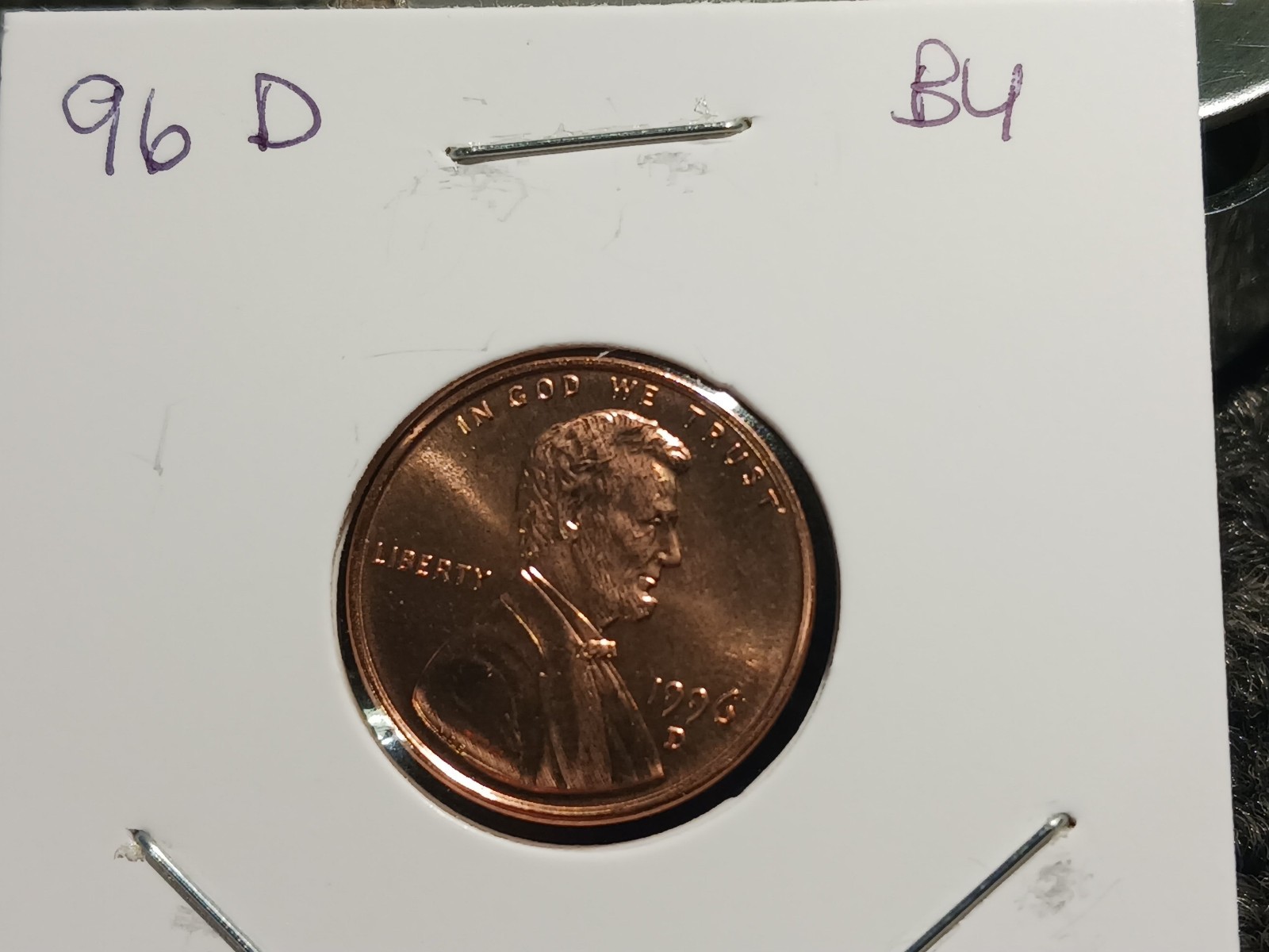 1996 D - Lincoln Penny BU