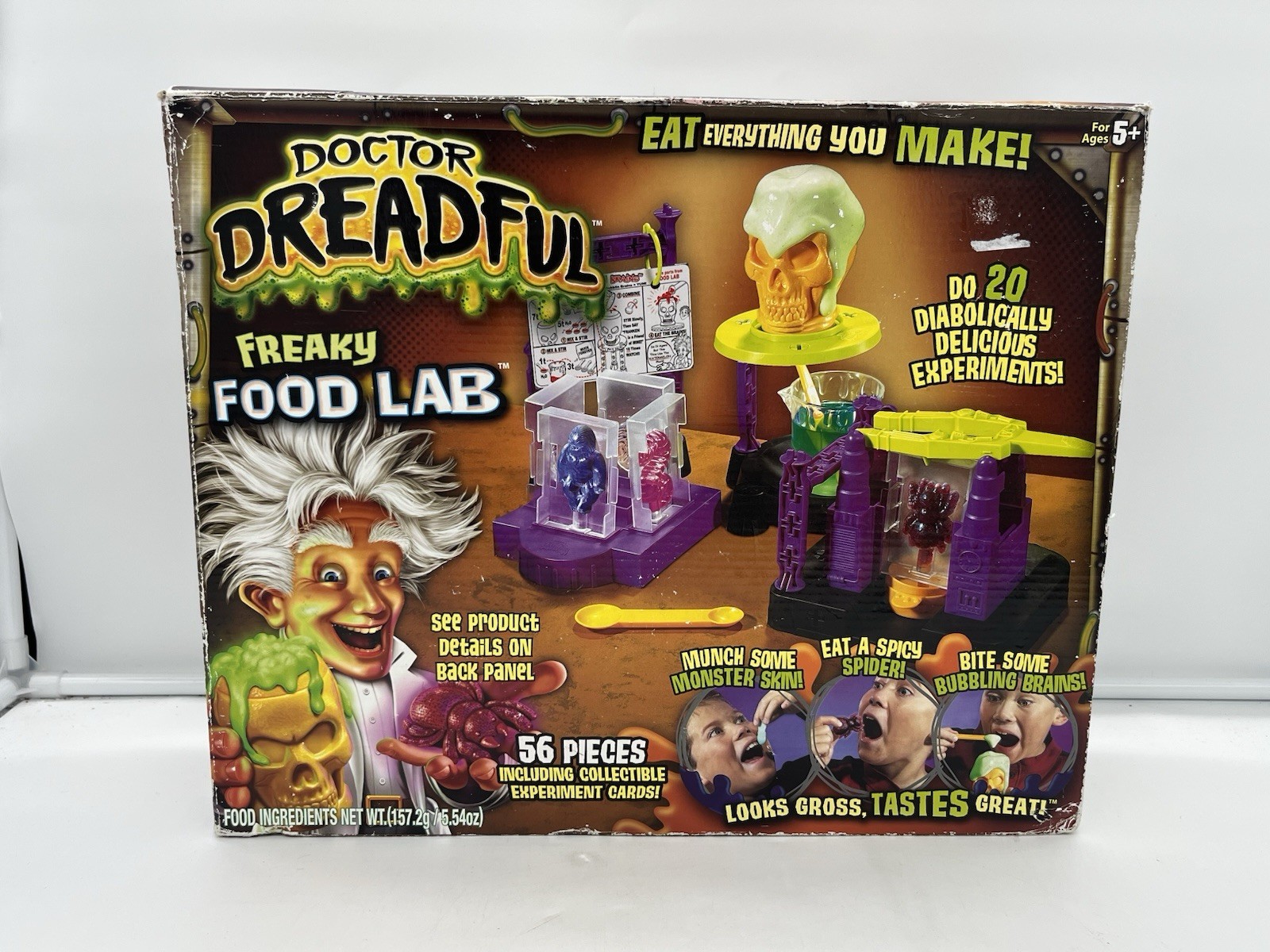 Doctor Dreadful Freaky Food Lab Funrise 56 Piece Set Vintage Candy Toy New Open