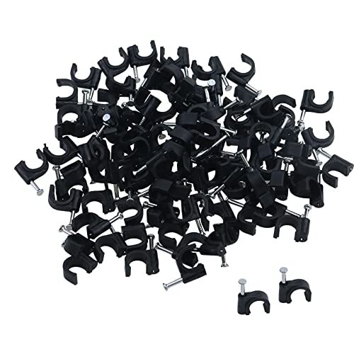 Cord Management Wire Clips Internet Cable Holder Organizer Nail Clamps Fasteners