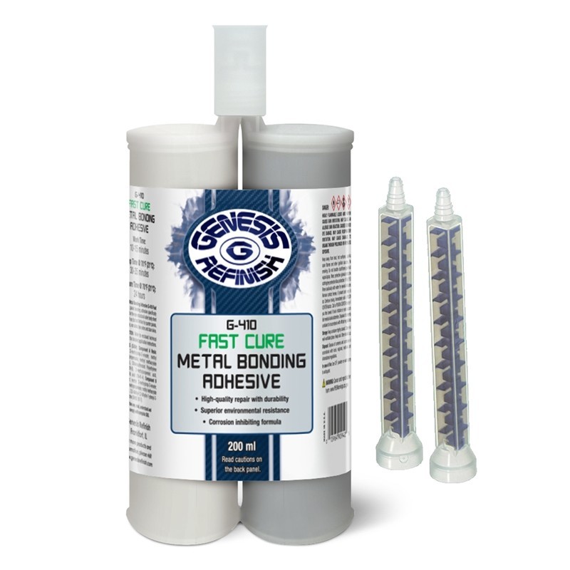 GENESIS REFINISH FAST CURE 2-PART METAL BONDING ADHESIVE 200ML CARTRIDGE