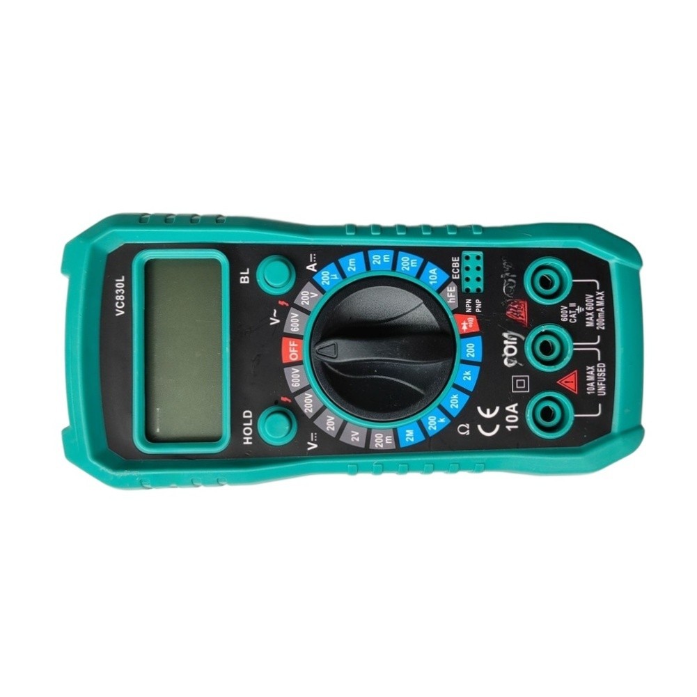 VC830L Digital Multimeter with Backlit LCD Option Not Standard LCD Display