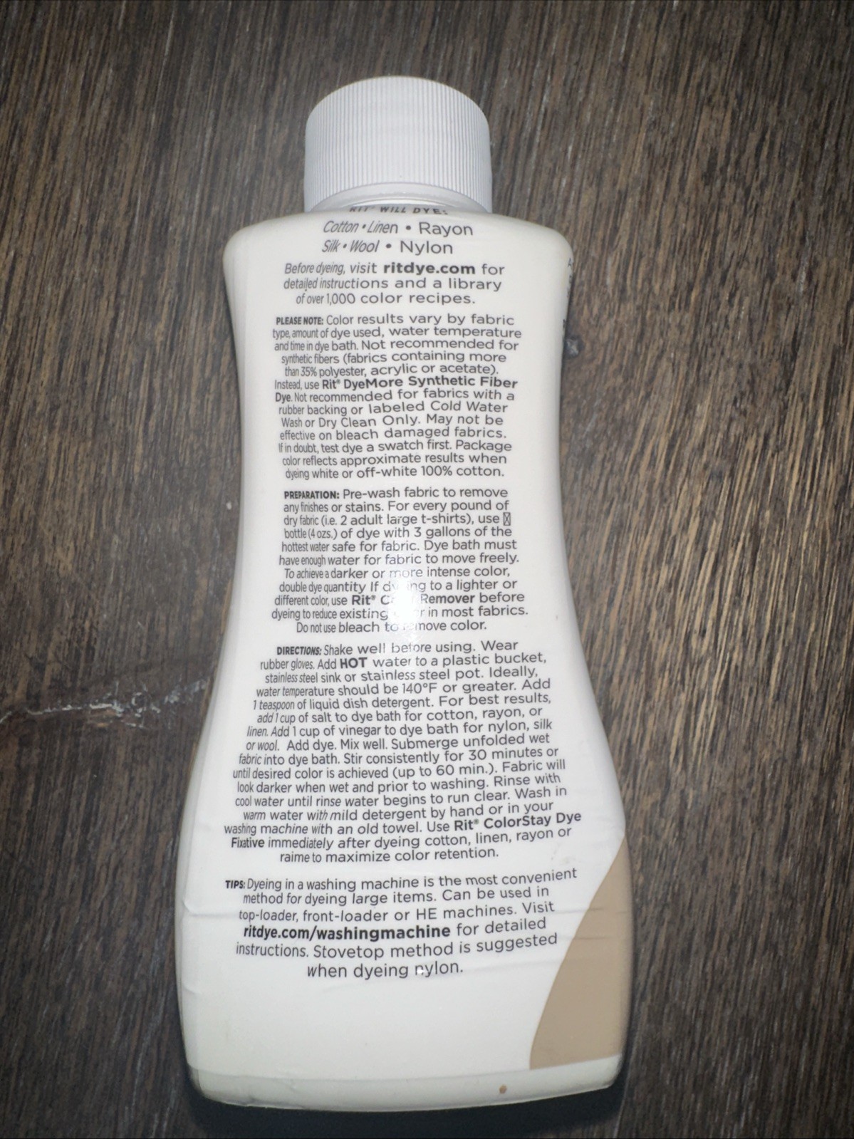 All-Purpose Liquid Dye, Tan