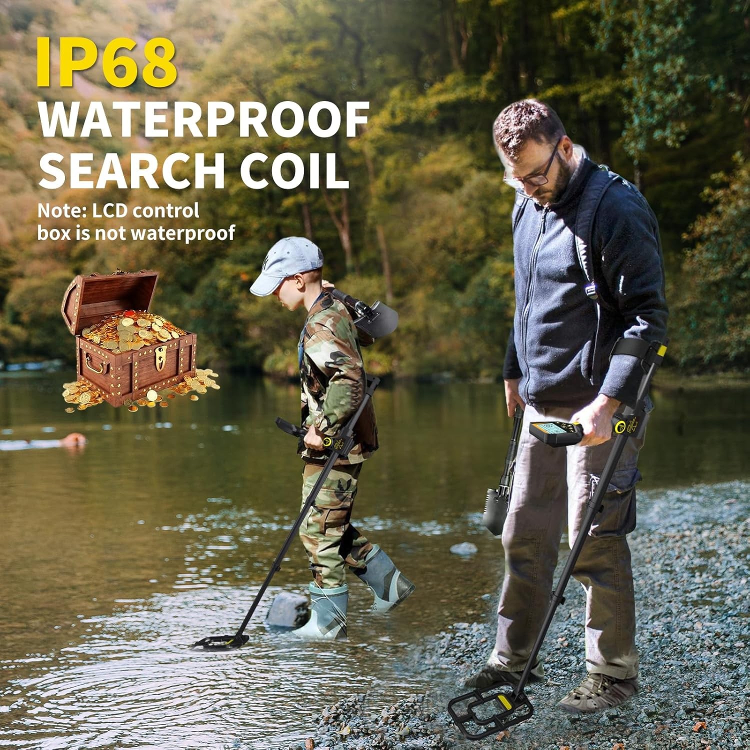 Metal Detector for Adults Professional Up to 20 Hours of Extended Runtime Adju