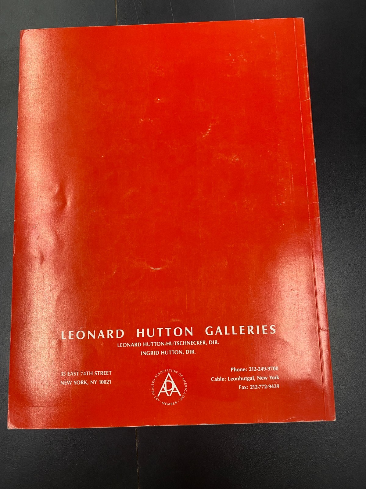 Herbert Beck Exhibition Catalog (1989)