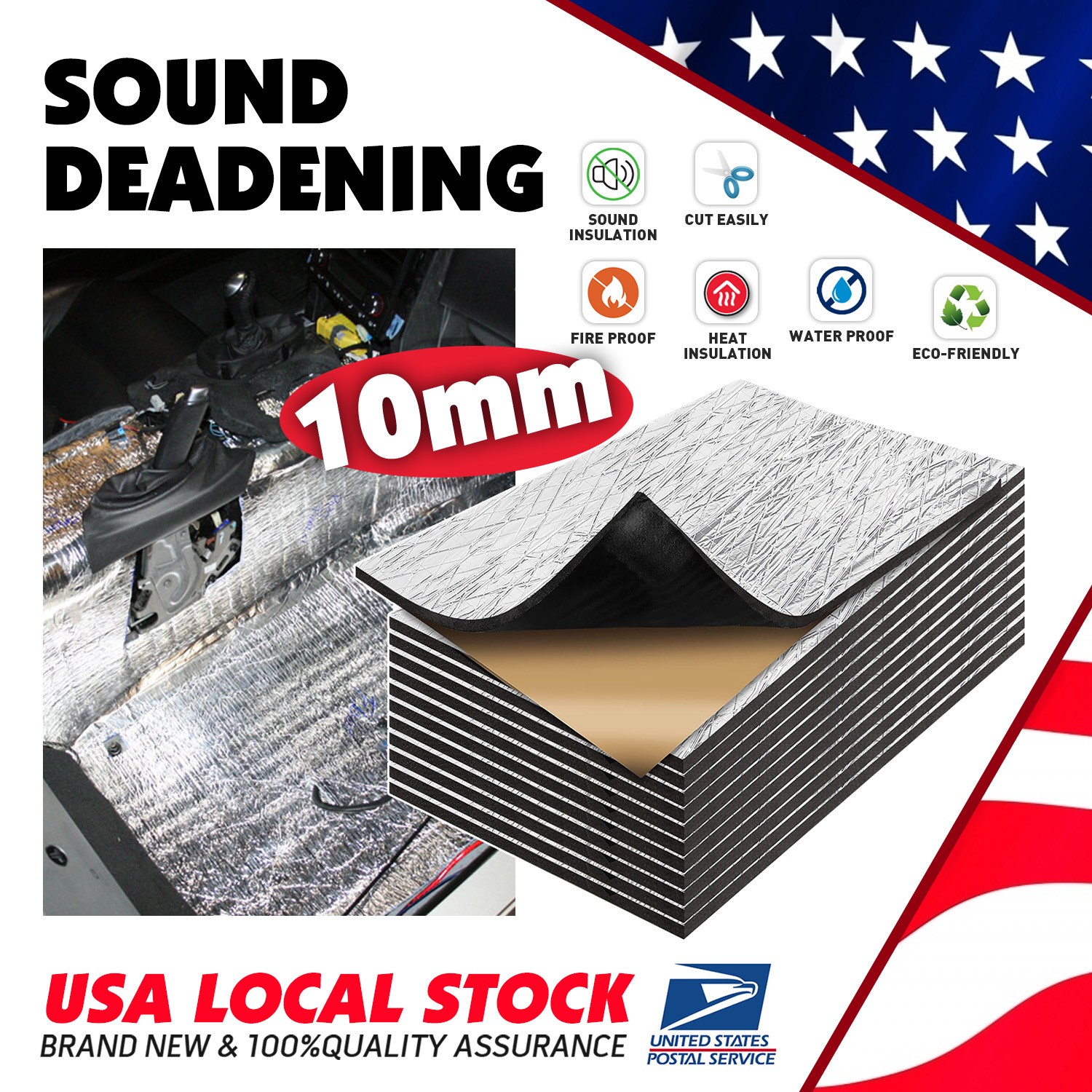 Anti rust Sound Deadener Heat Insulation protect Pad Fit For Industrial pipeline