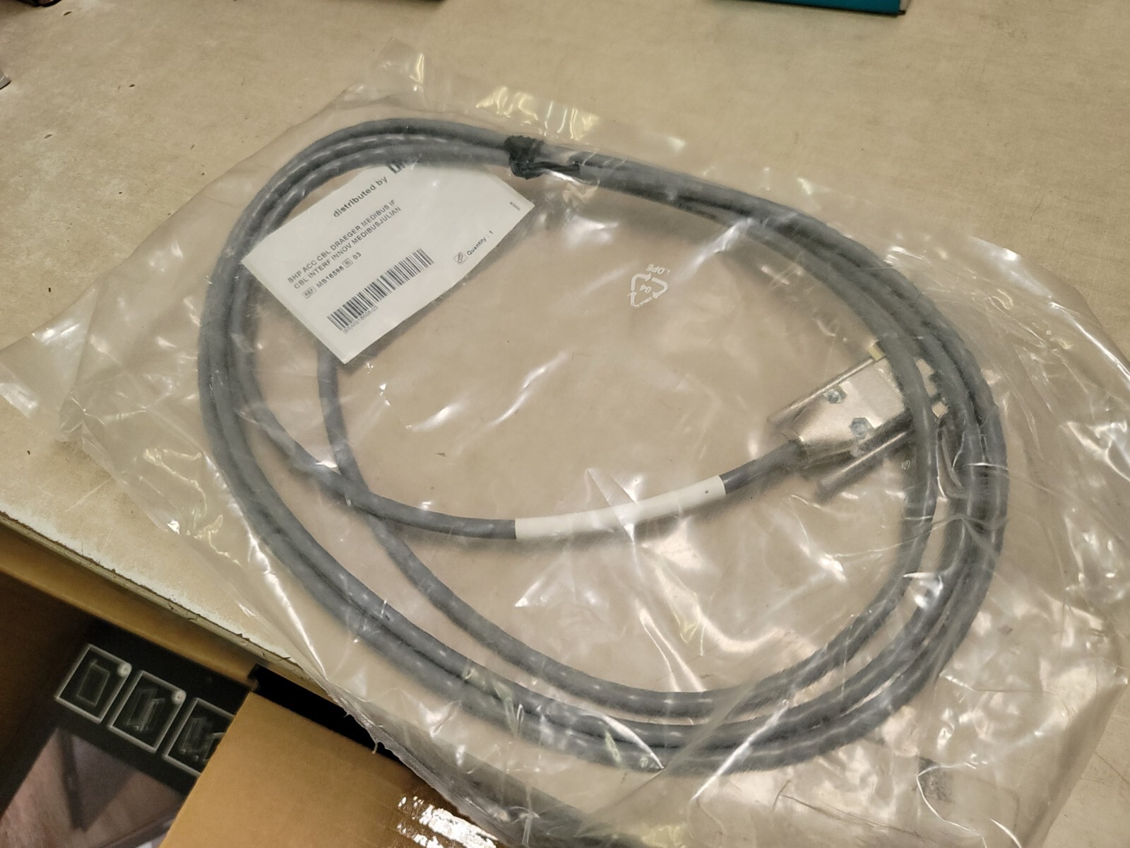 CBL Draeger Medibus #MS16598-03 AN1246 Cable  Sealed