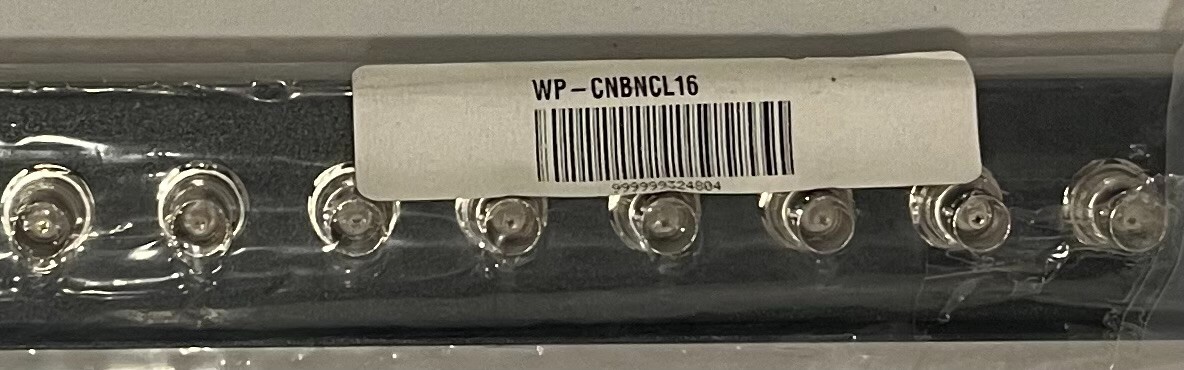 16 BNC Rackmount Panel