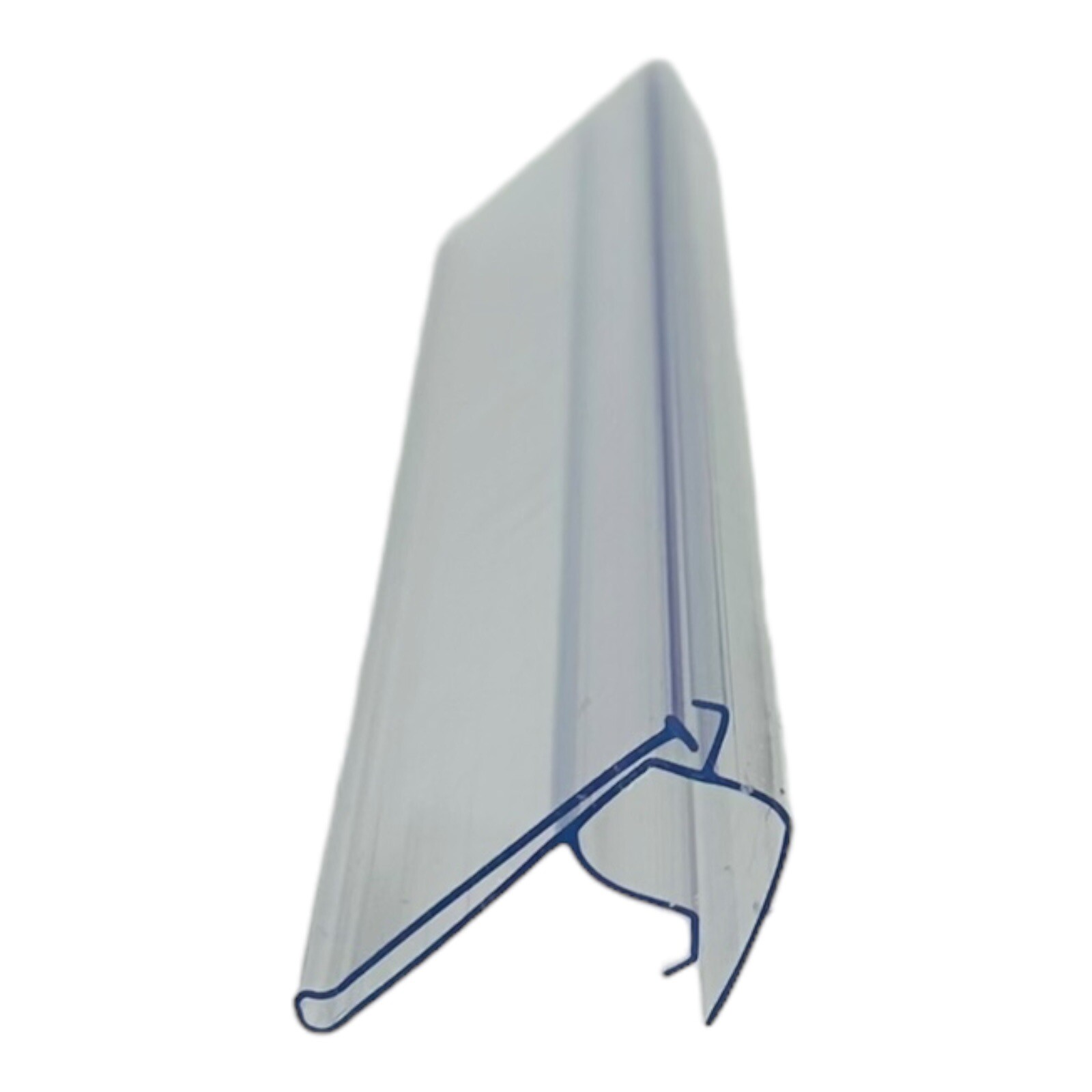 50 Pieces Clear Plastic Label Holder 1.25"H for Wire Fixture up to 0.375" Thick
