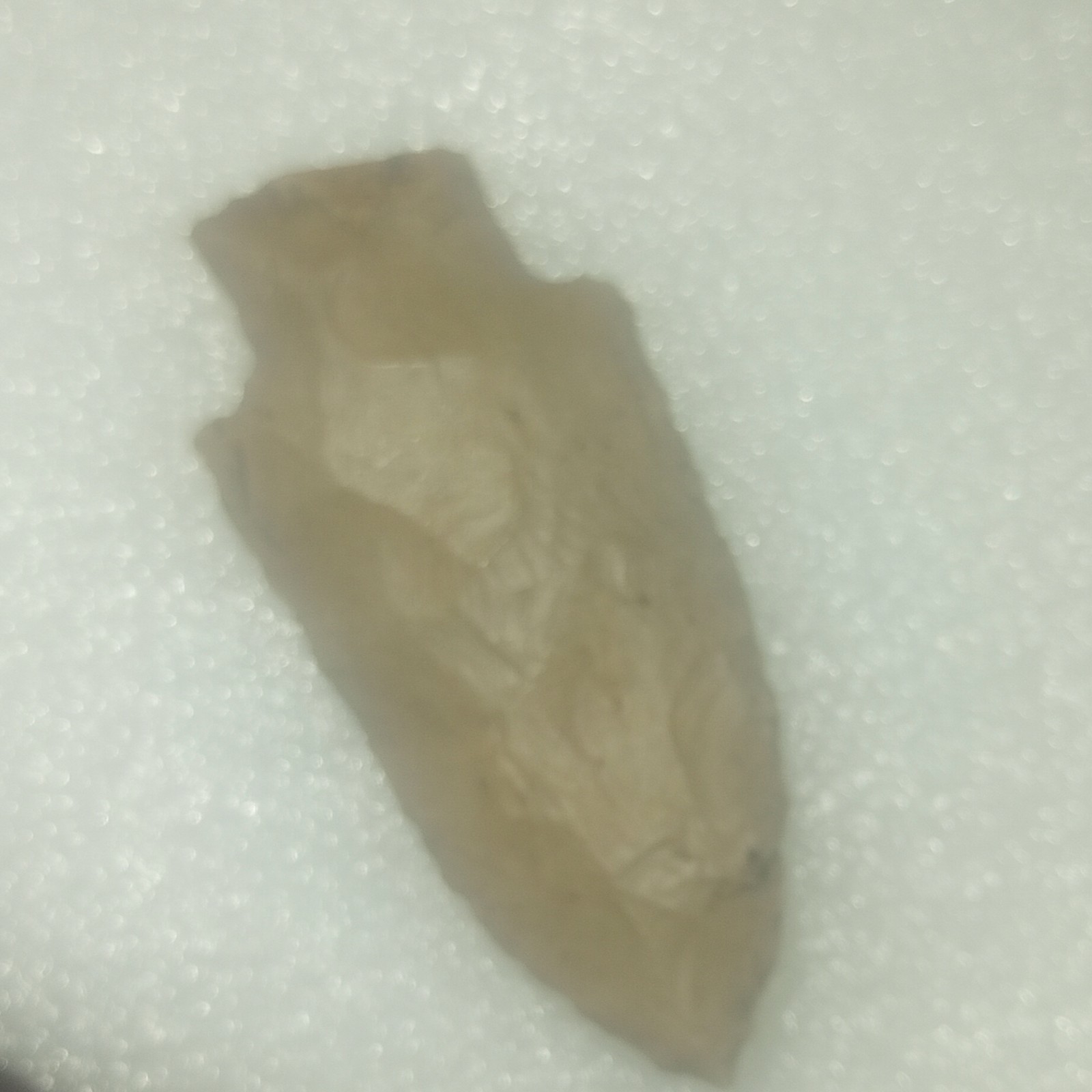Medieval Arrowhead Knapped Stone Projectile Point Beige for Bow Hunting
