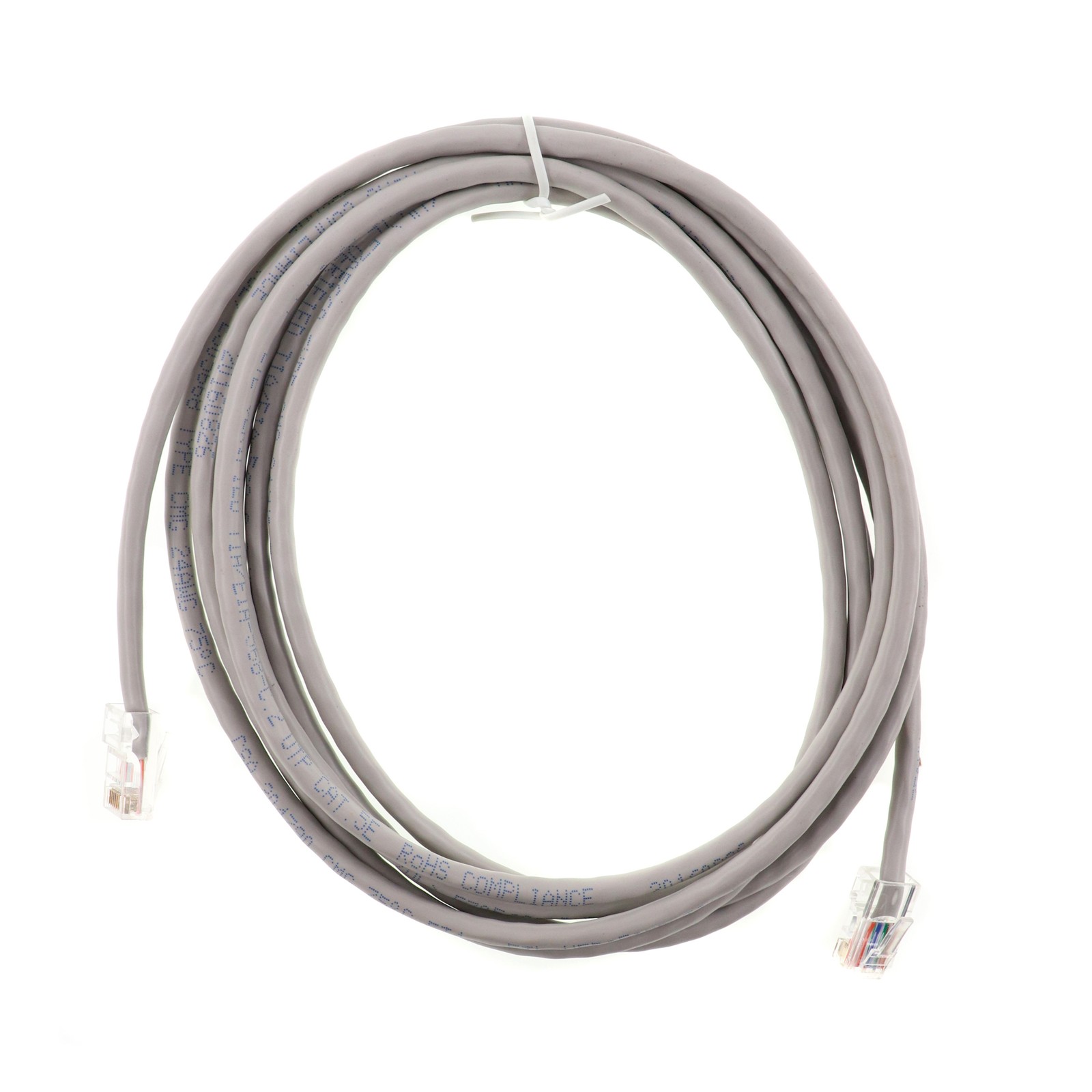 C5E-UTP-GRY-10FT-PATCH CATEGORY-5E PATCH CORD, U/UTP, RJ45, CMR, GRAY, 10-FEET