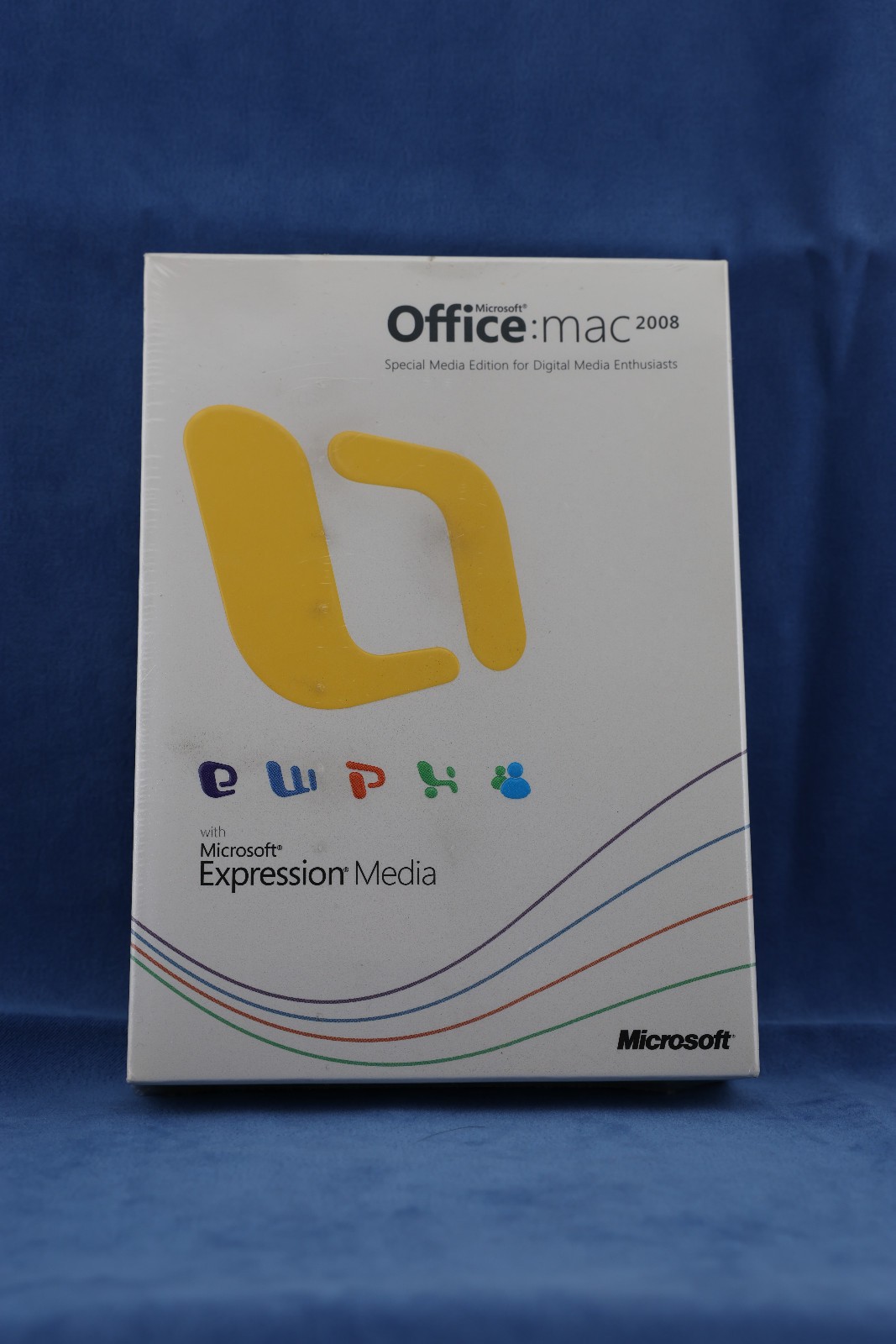 Microsoft Office Mac 2008 With Expression Media FWA-00013 Sealed