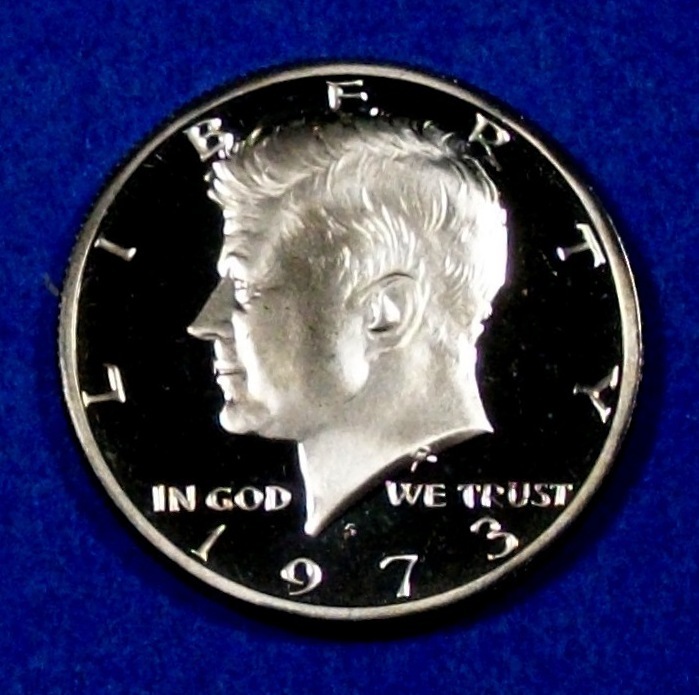 1973 S Clad Proof Kennedy Half Dollar-Gem Proof