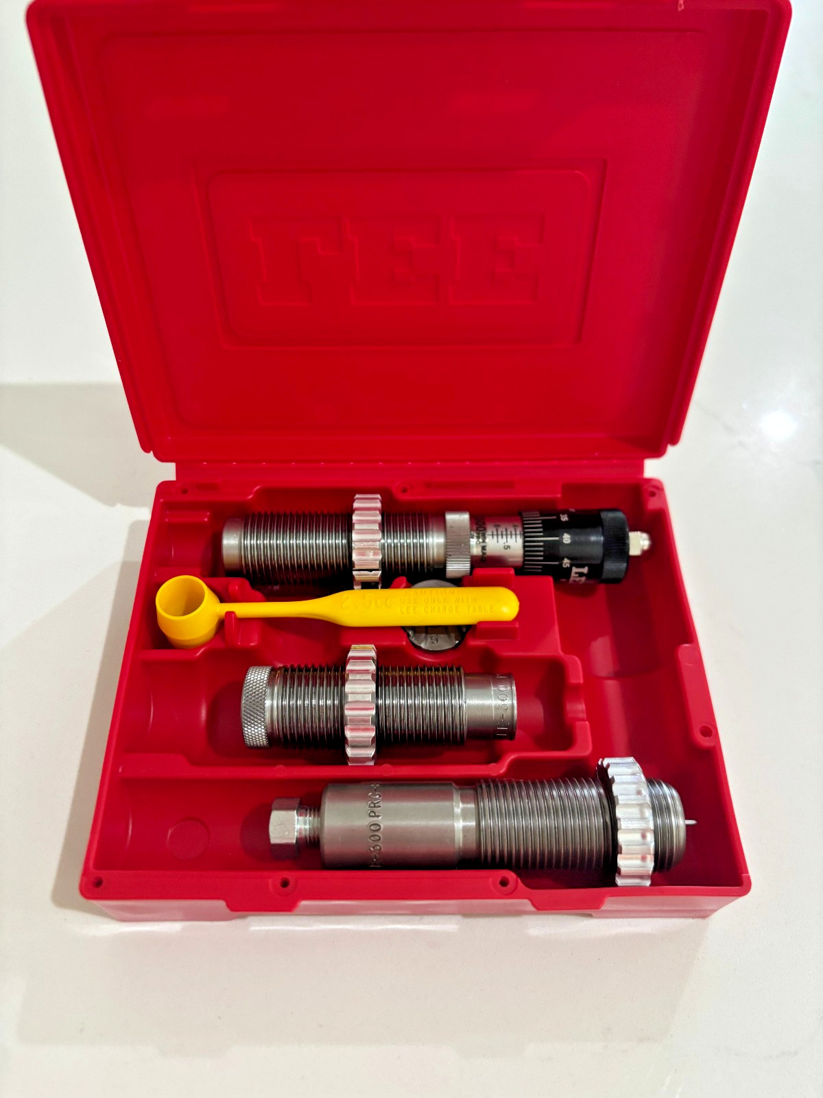 LEE 90224 300 PRC Micrometer Full Length 3-Die Set *Please Read Description*