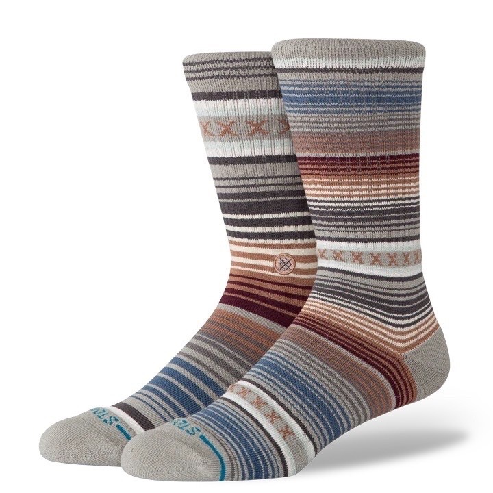 Stance Crew Socks • Curren ST Multi-Color • Size: MEDIUM or LARGE • 1 Pair (NWT)