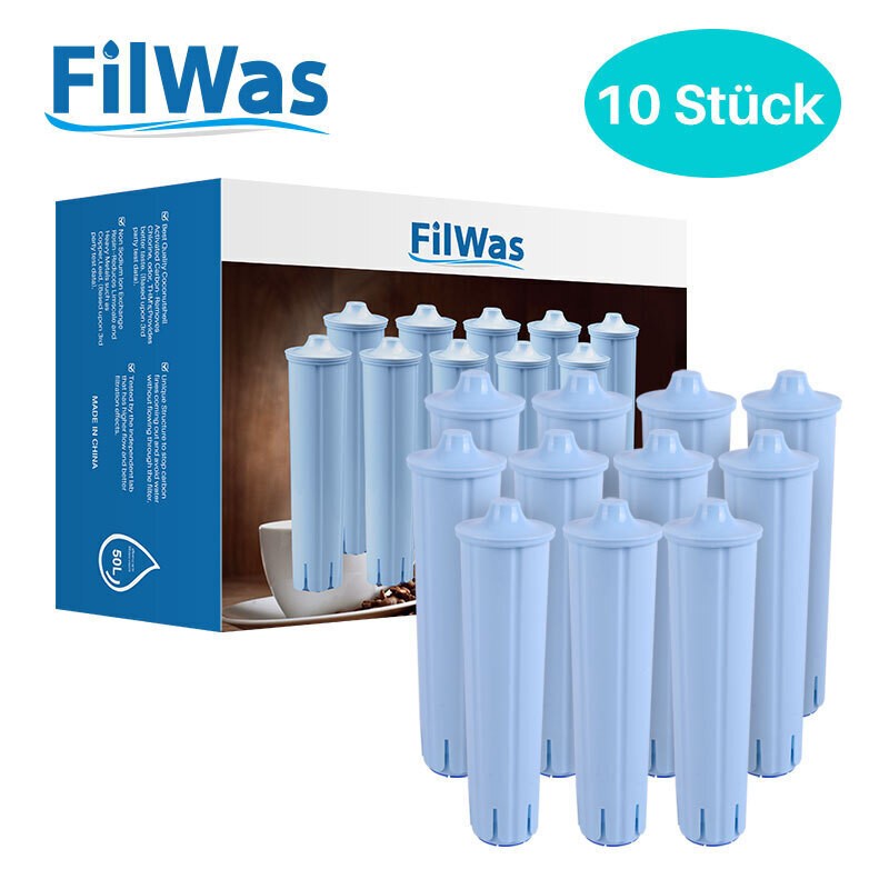10 Water Filters Fits Jura F5, F7, F8, F9, F50 Classic Coffee Machines