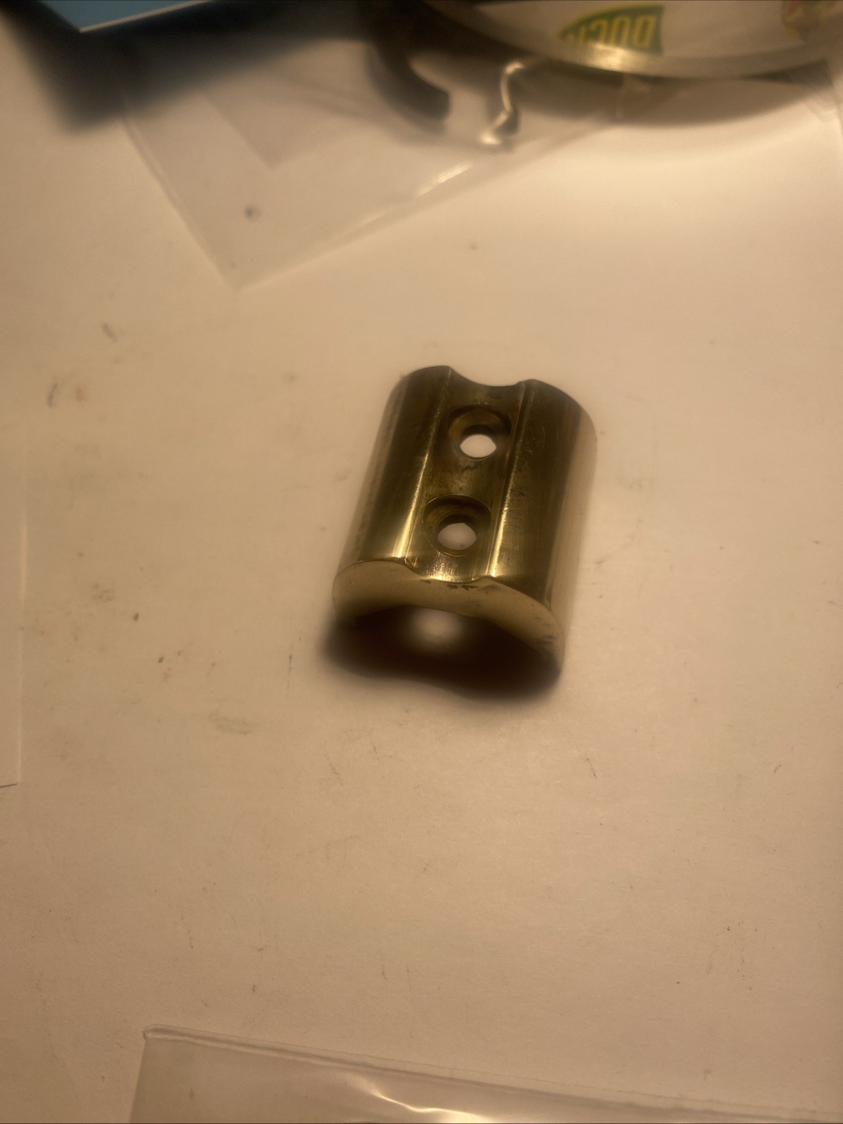 Dikar Sidelock Kentucky Rifle .45 Cal. Muzzleloader Nose Cap With Screws (B)