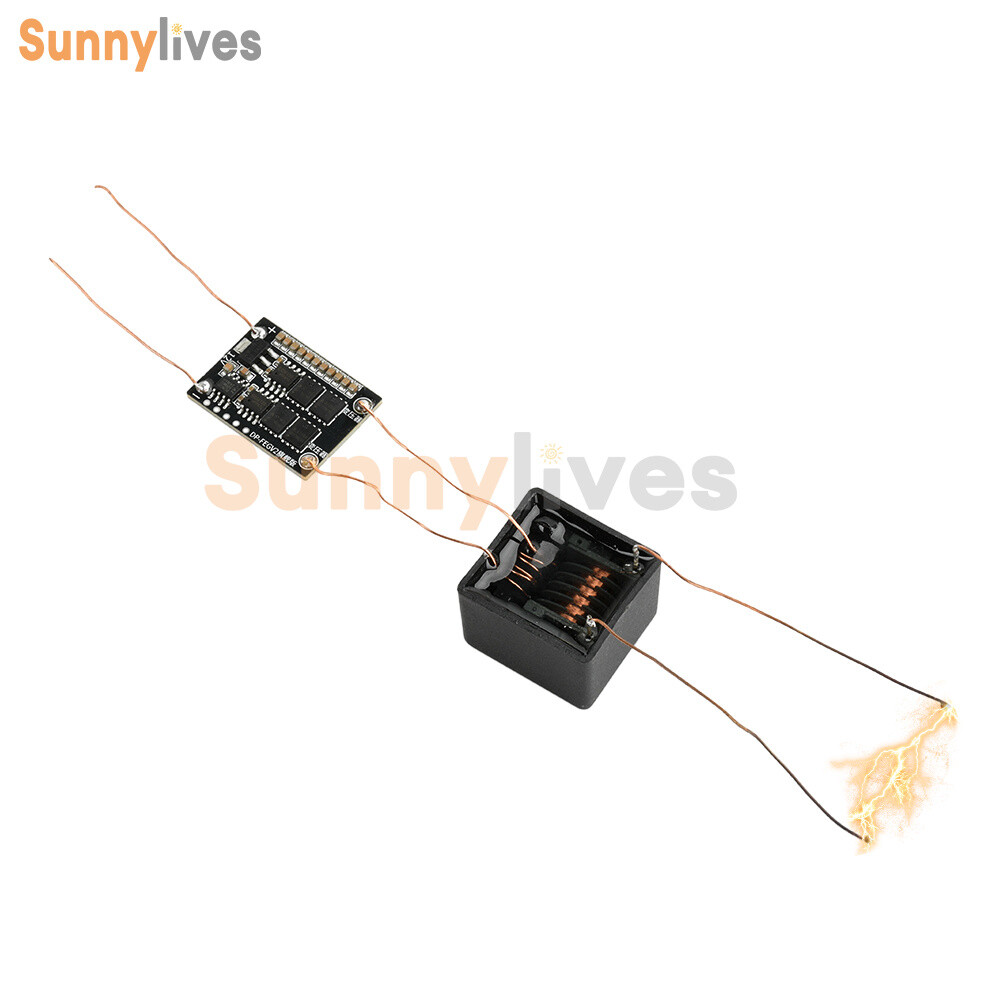 DC 4-12V to AC 20KV High Voltage Ignition Module Boost Coil High Frequency AC