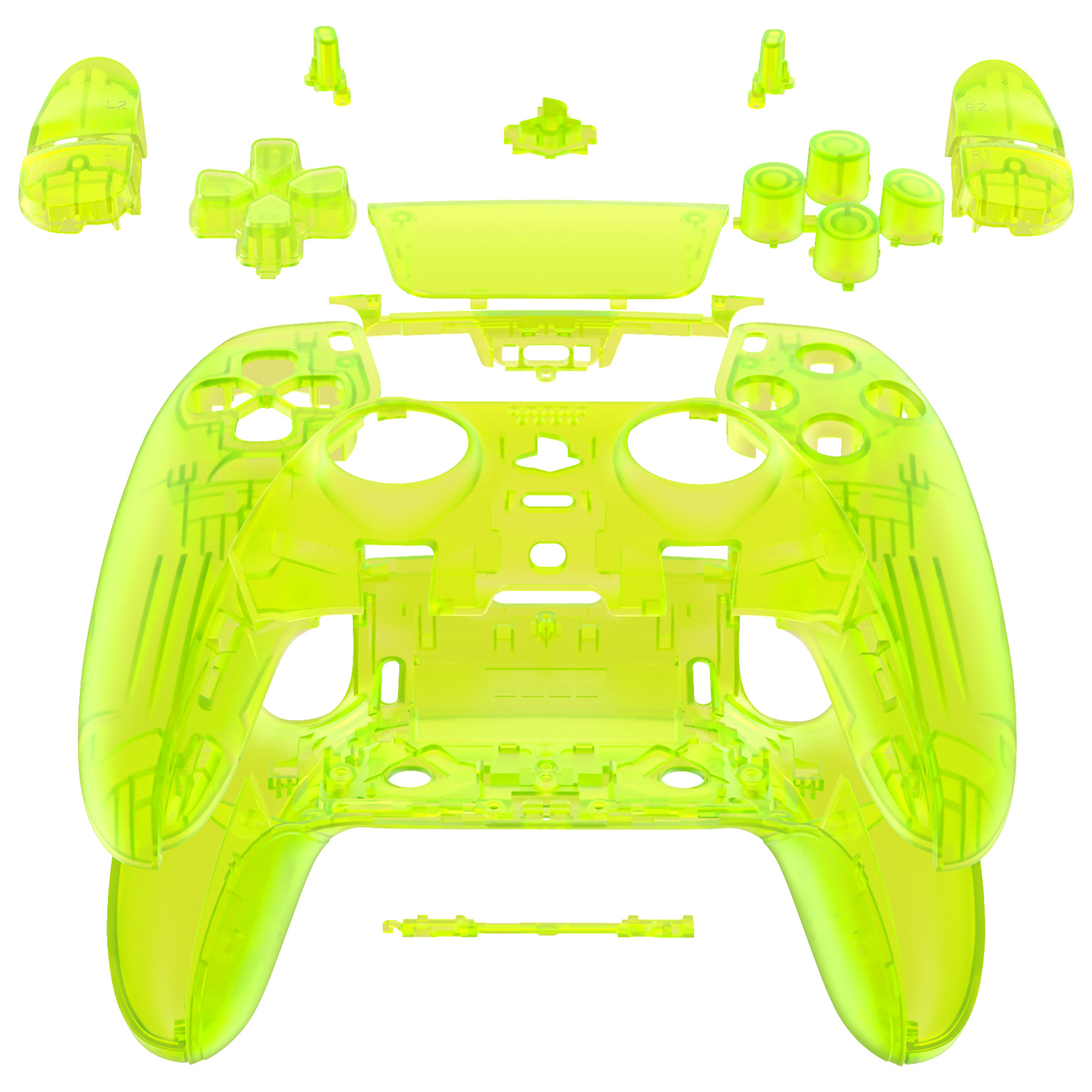 eXtremeRate Full Set Shell with Buttons Touchpad Cover For PS5 edge Controller