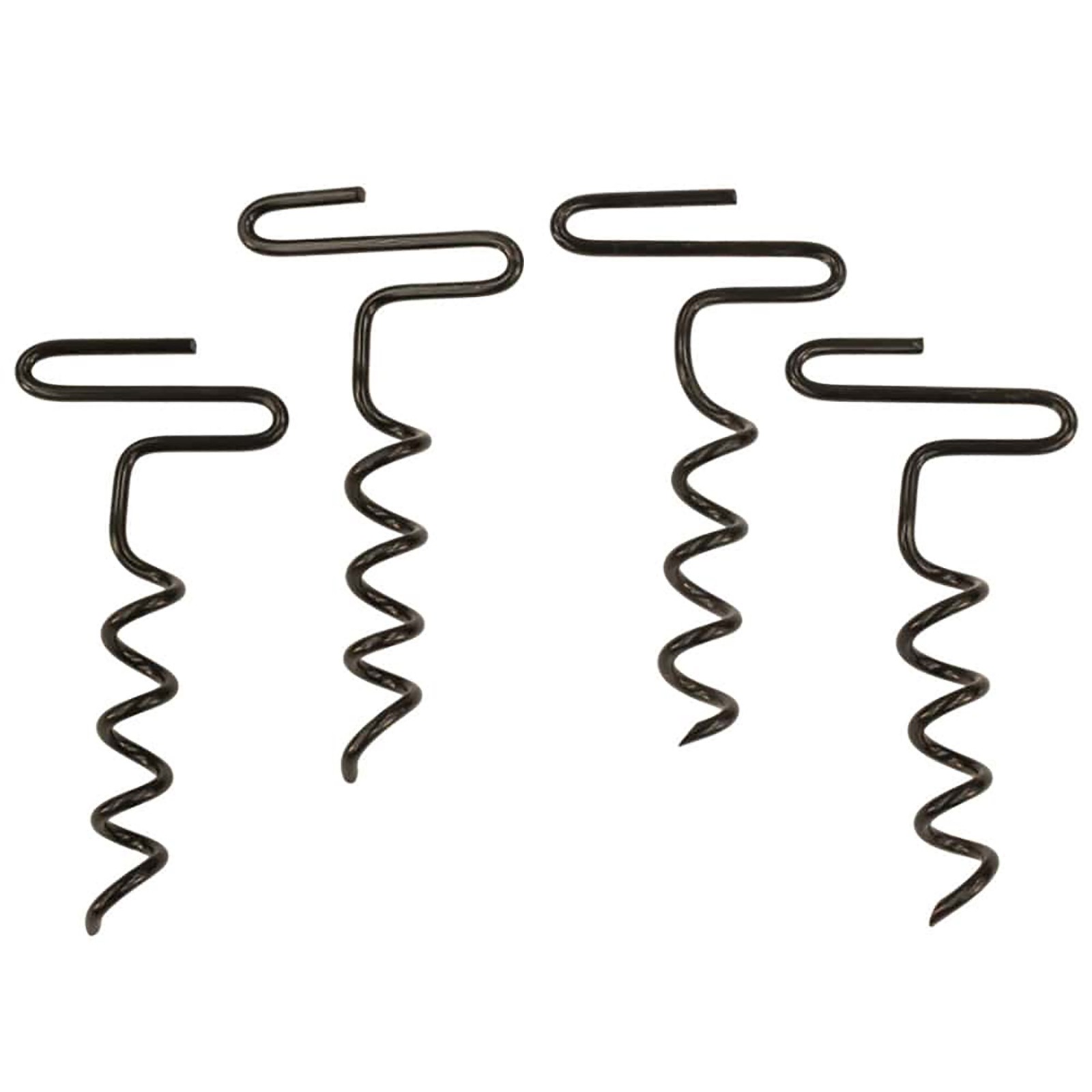 Rhino Hunting Auger Stake Kit 4-Pack - Black