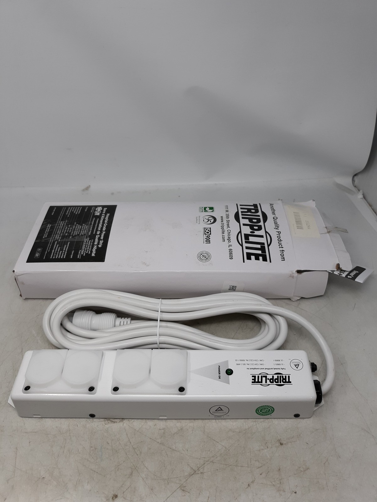 Tripp Lite PS-415-HGULTRA Hospital Medical Grade Power Strip 4 Outlet 15A
