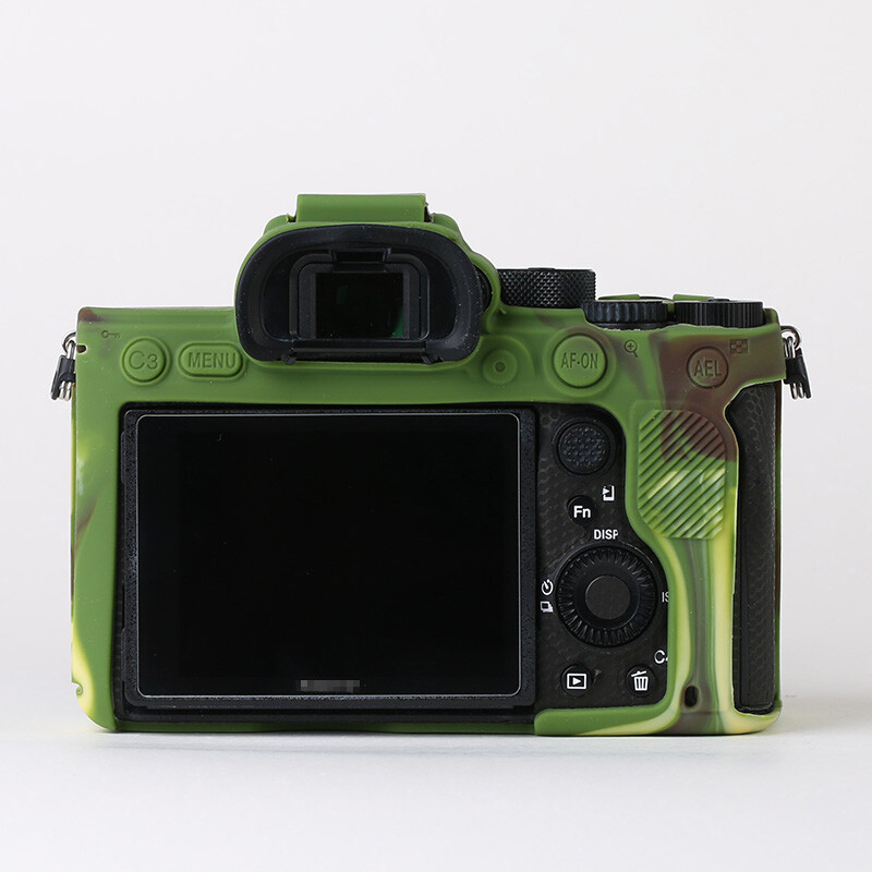 Rubber Silicon Body Case Protector Frame Skin For Sony A74 A7R4 Camera