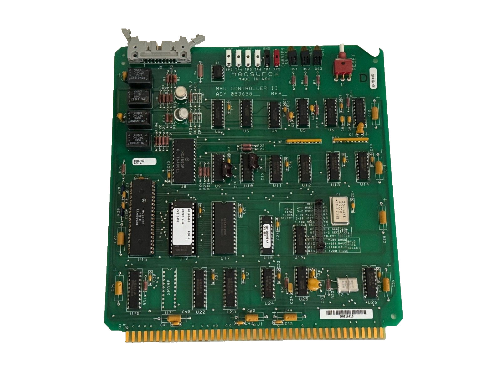 NEW Measurex 08567407 REV. A MPU Controller II