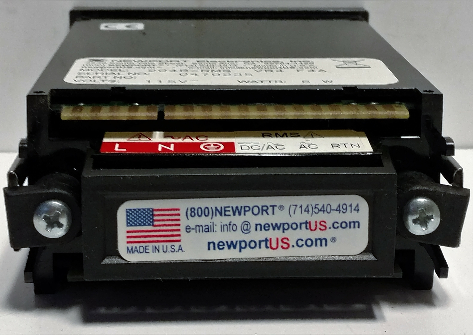 Newport 204B-RMS VR4 F4A Panel Meter