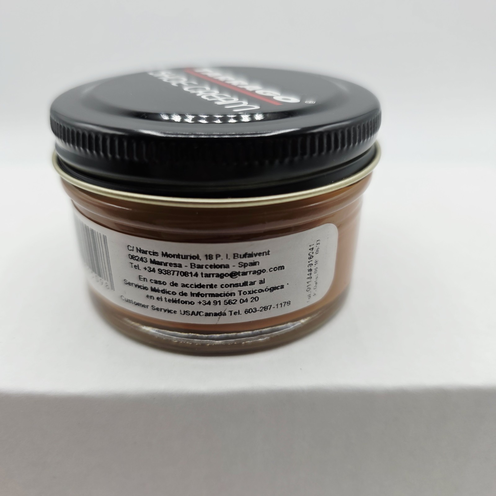 Tarrago Shoe Polish # 09 Amber Brown Cream Leather Protector 1.76 oz. 50ml Boot