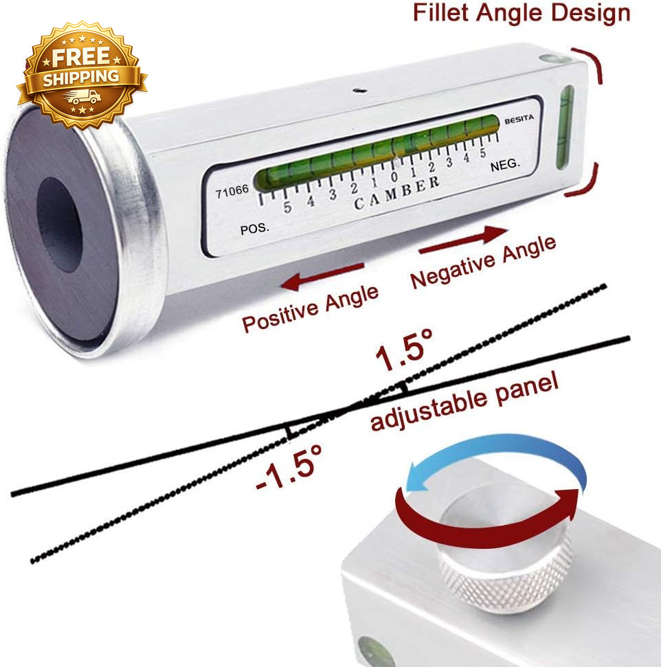 Adjustable Magnetic Gauge Tool Camber Alignment Tool Strut Wheel Alignment Tool