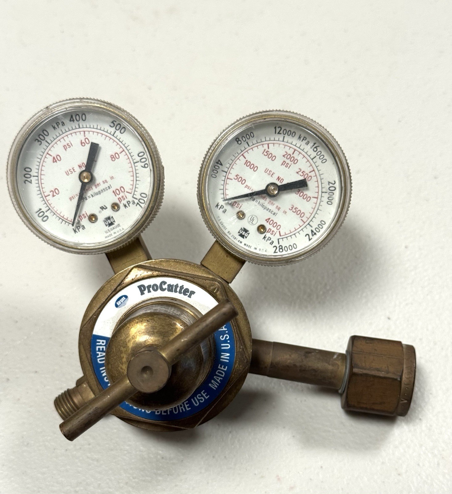 Oxygen & Acetylene Gages Set USA Procutter